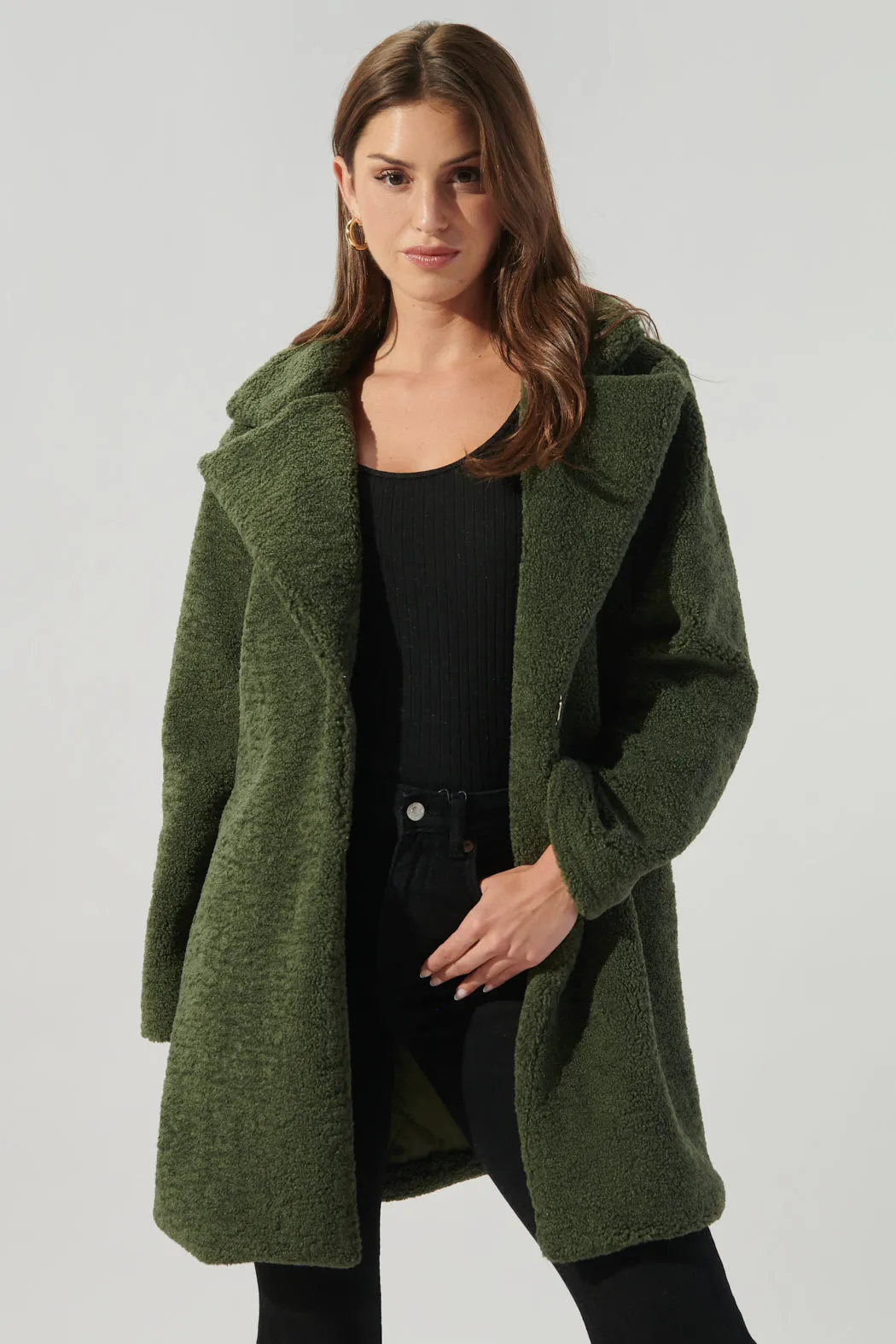 Casablanca Faux Sherpa Coat