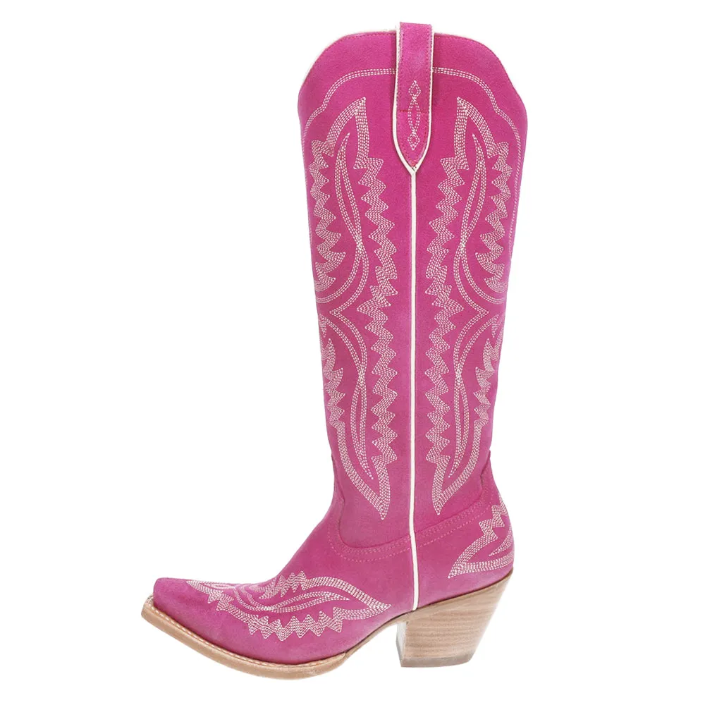 Casanova Haute Tall Embroidered Snip Toe Cowboy Boots