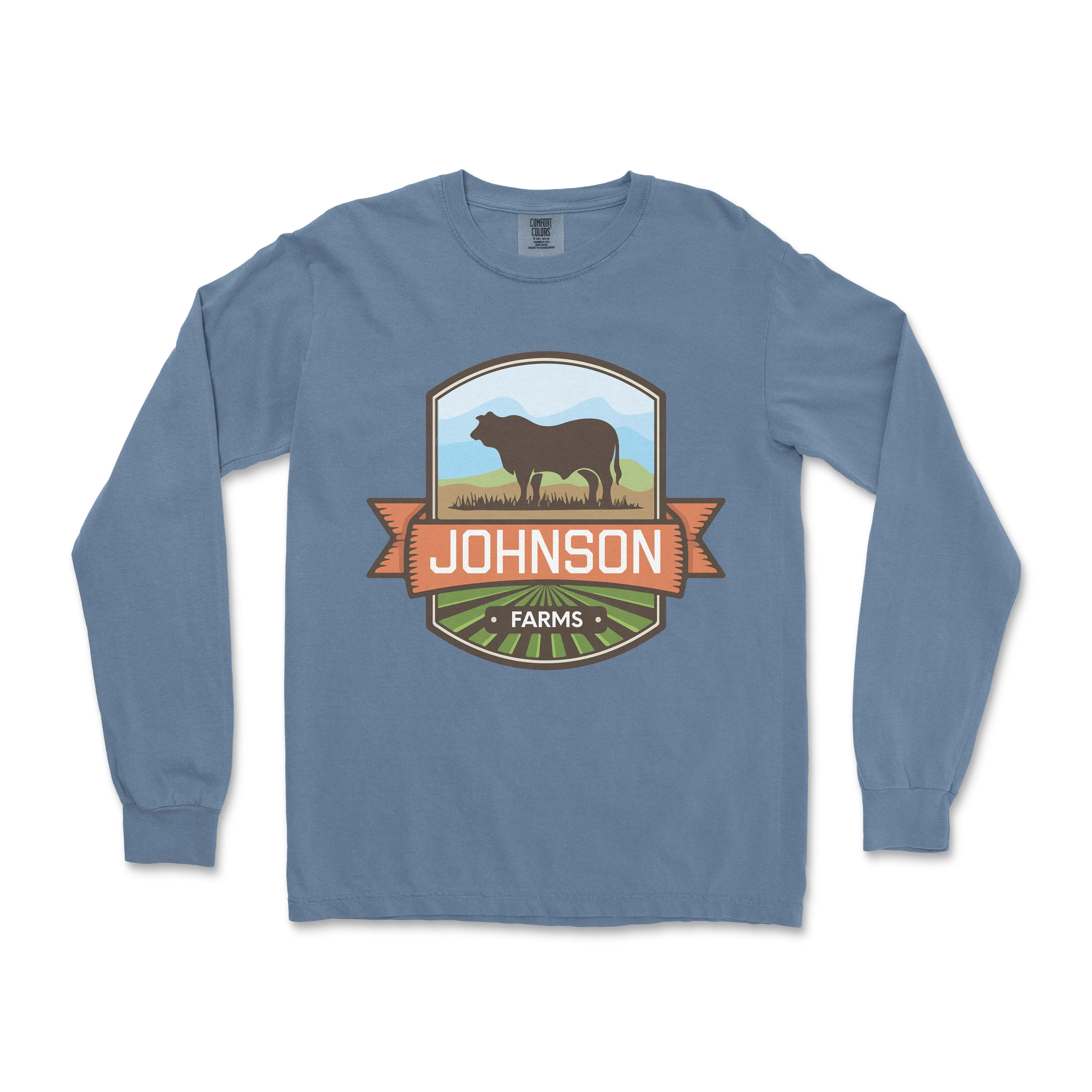 CATTLE FARM CUSTOM LONG SLEEVE SHIRT C1