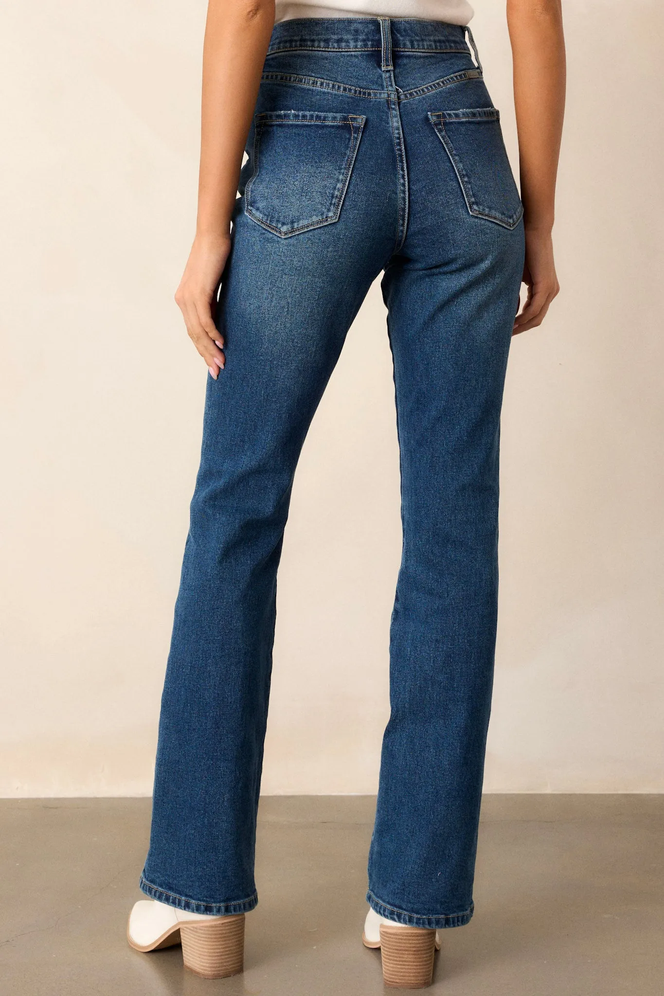 Charmed Life Dark Wash Straight Leg Jeans