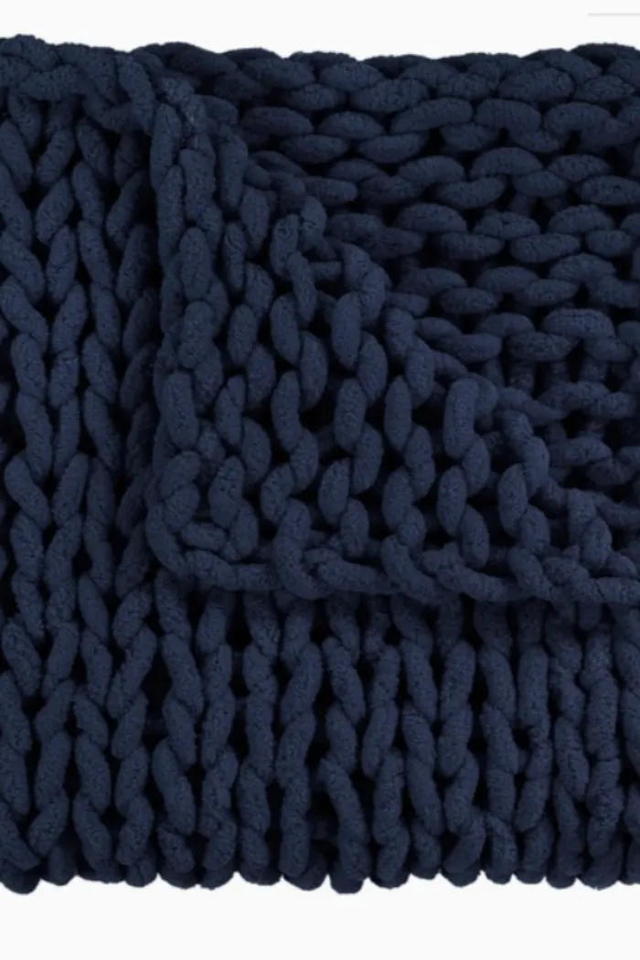 Chenille Chunky Knit Throws