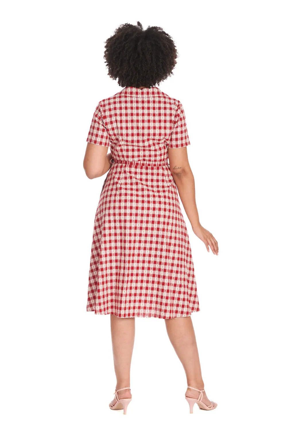 Cherry Checkered Dress