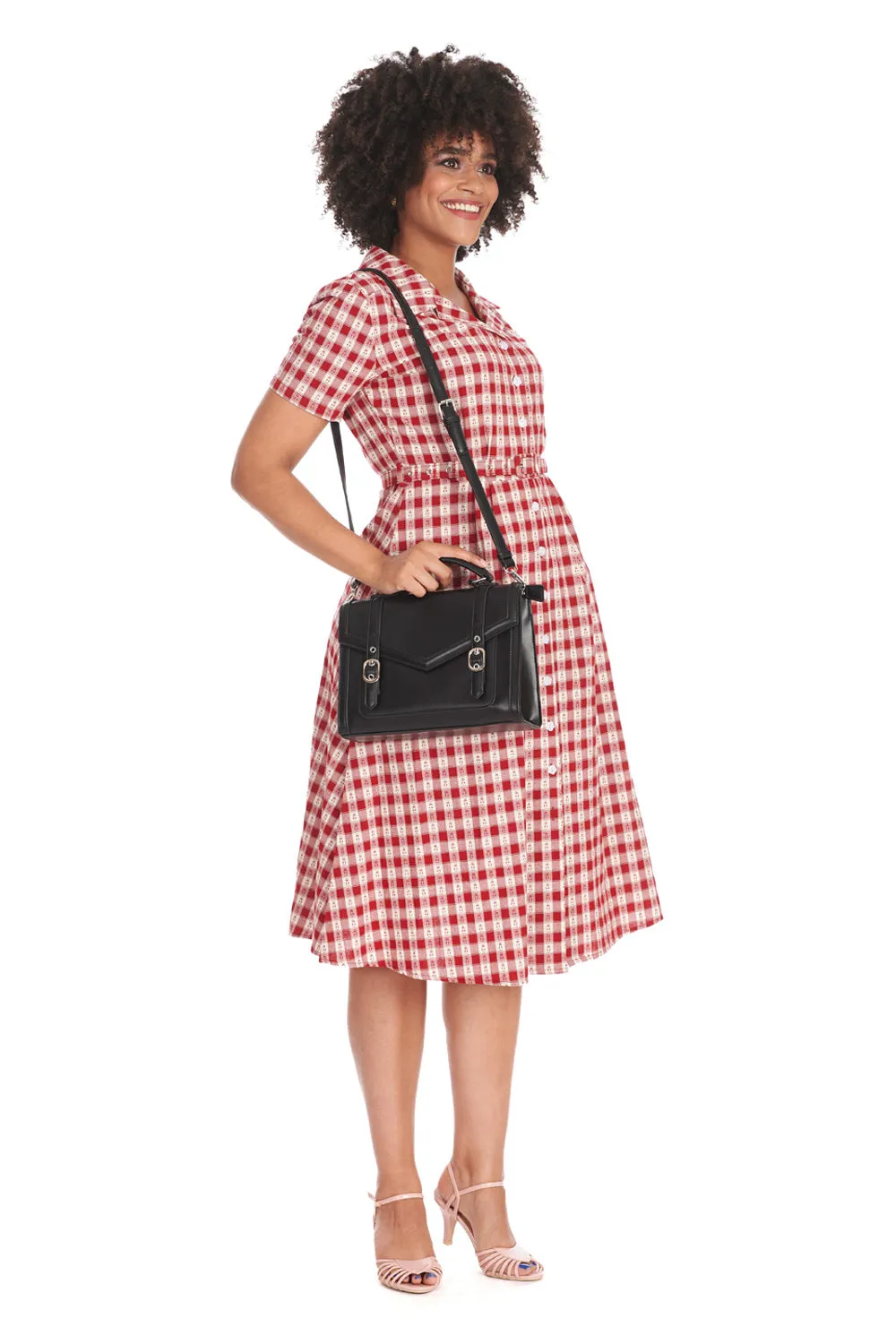 Cherry Checkered Dress