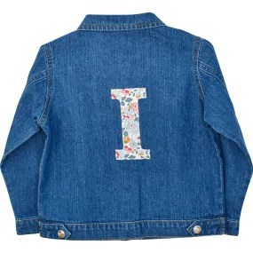 Children's Personalised Denim Jacket by My Little Shop UK Liberty of London