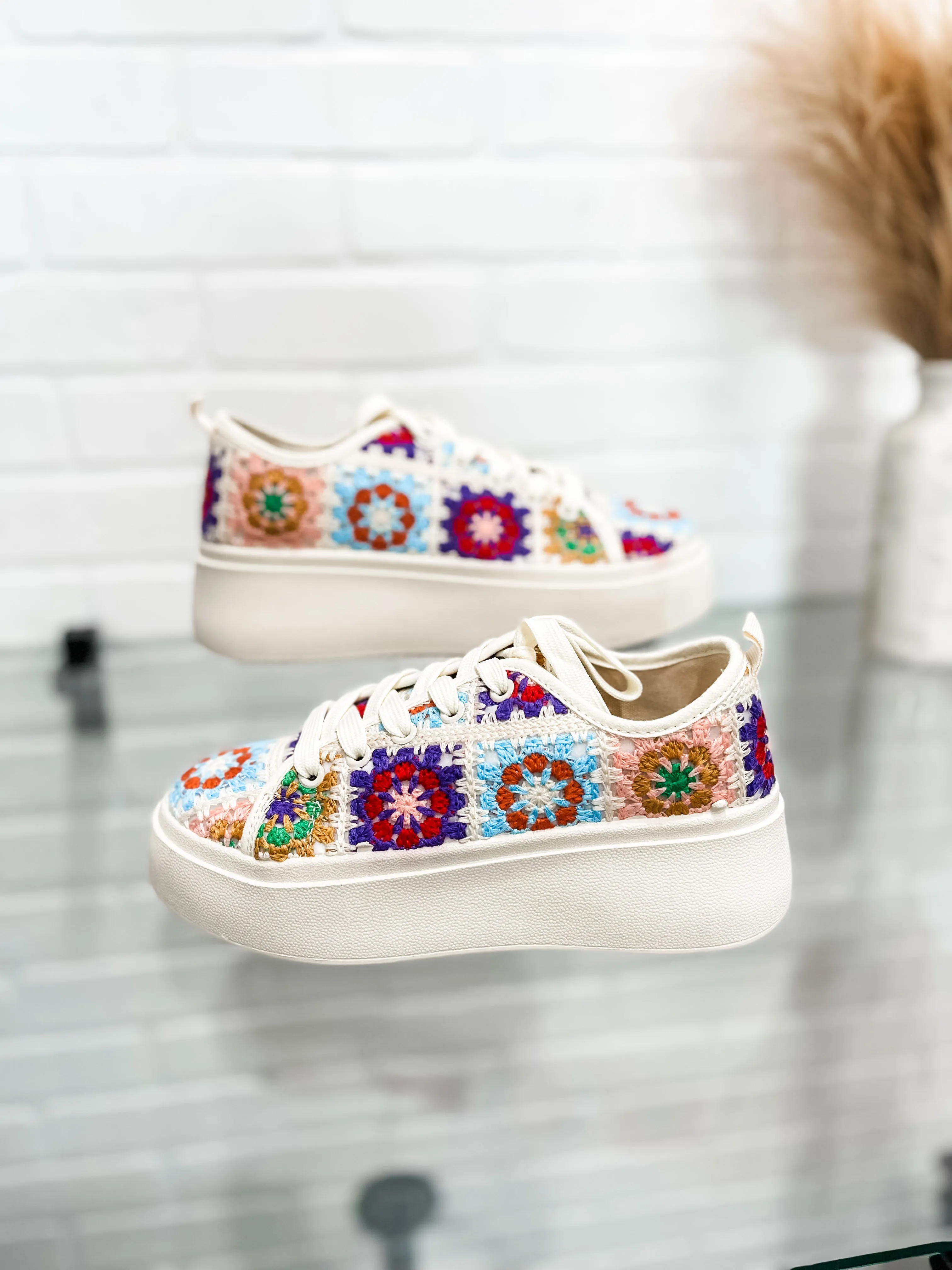 Chinese Laundry Rambling Crochet Sneakers-