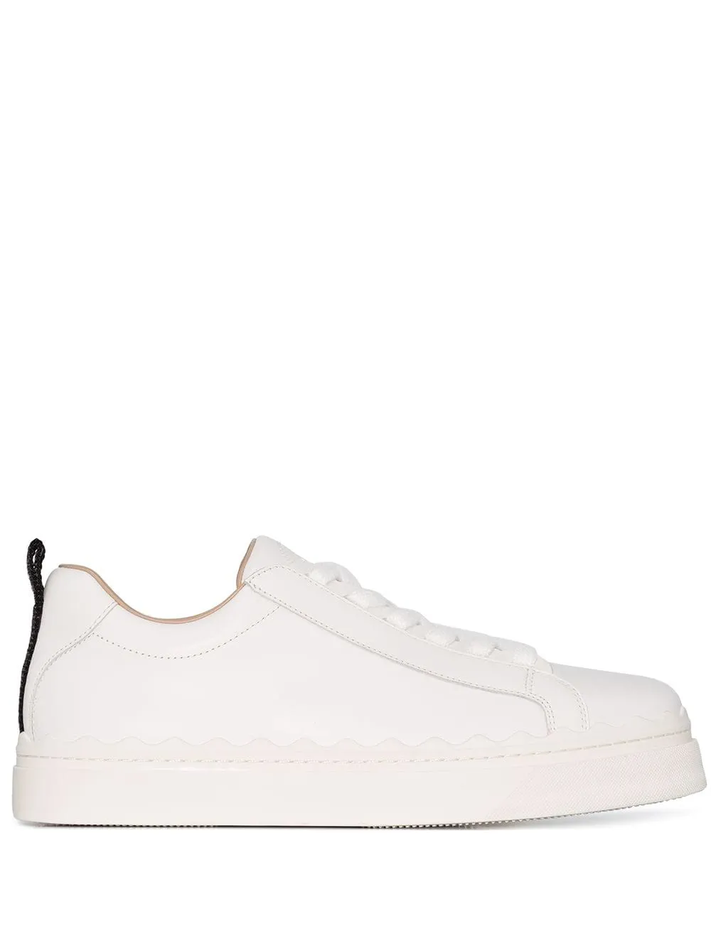 Chloè    Chloè Lauren Leather Sneakers