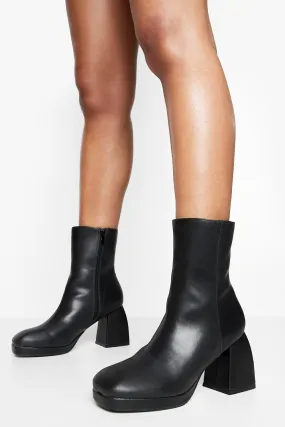 Chunky Heeled Boots