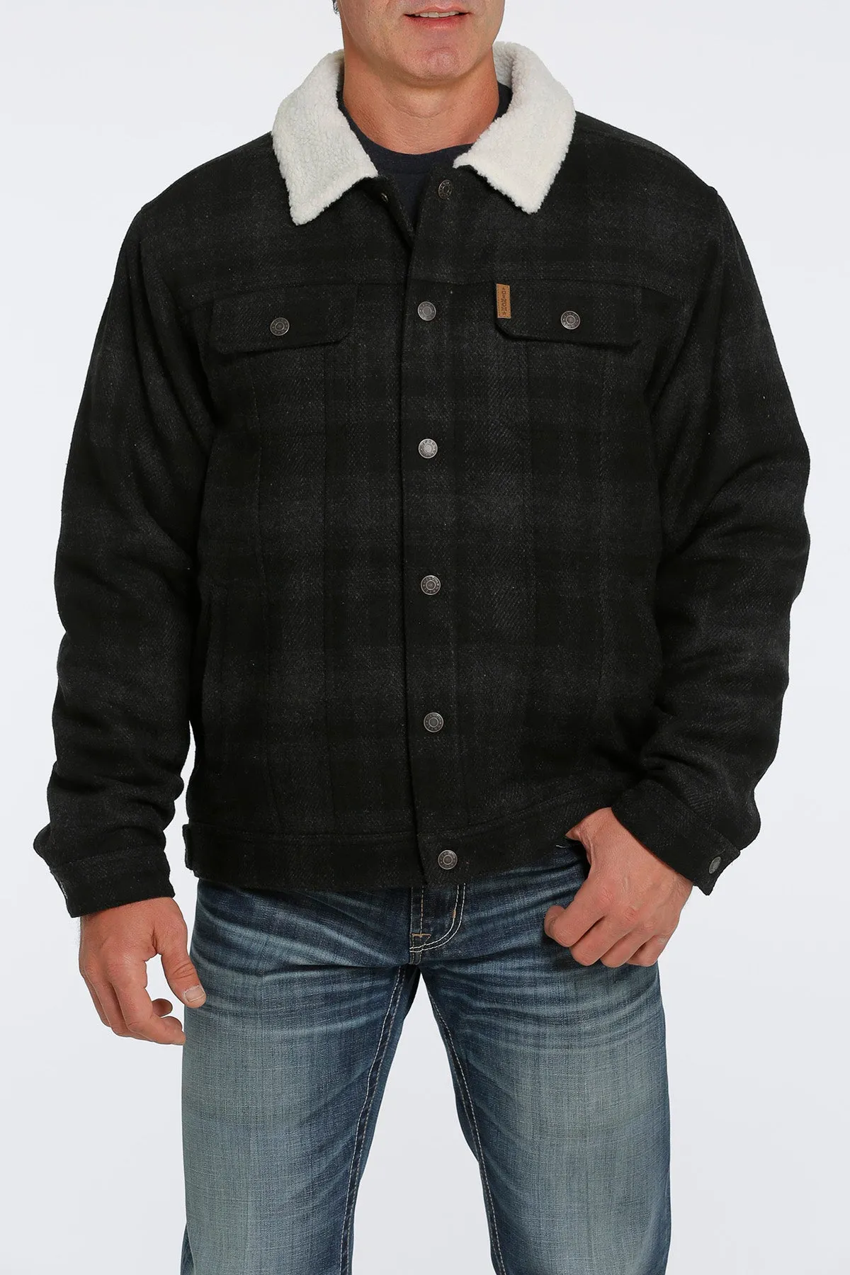 Cinch Men's Black Trucker Jacket with Concealed Carry