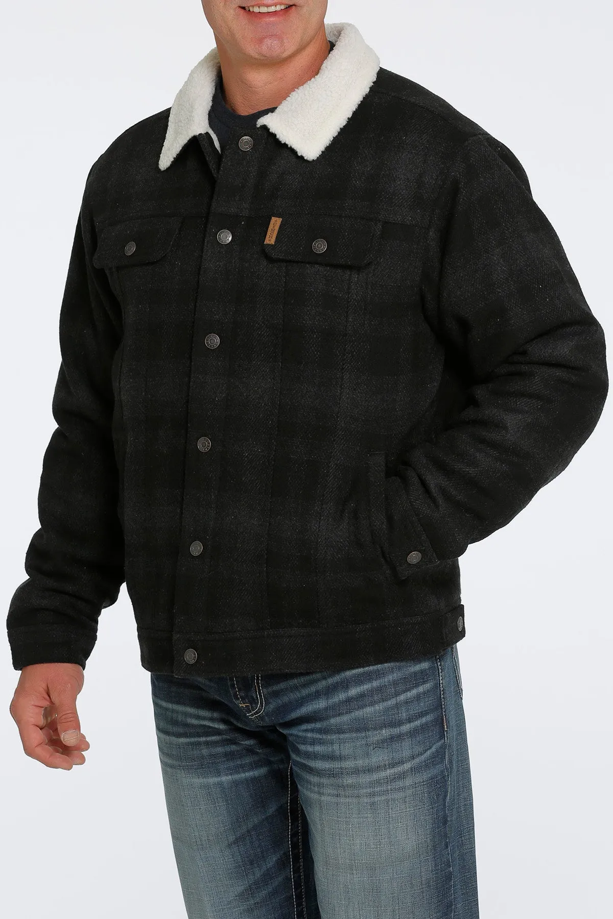 Cinch Men's Black Trucker Jacket with Concealed Carry