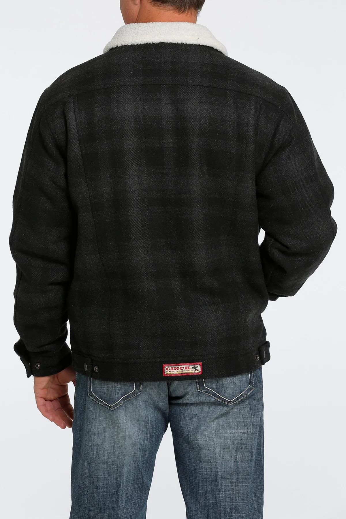 Cinch Men's Black Trucker Jacket with Concealed Carry