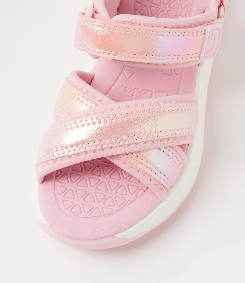 CLARKS Willa Jnr Pink Sandals