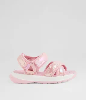 CLARKS Willa Jnr Pink Sandals