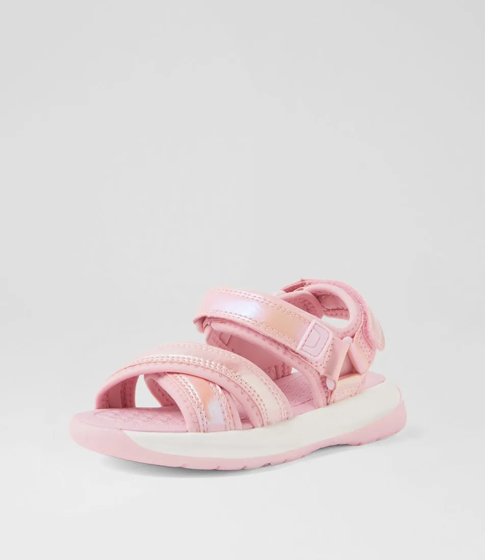 CLARKS Willa Jnr Pink Sandals