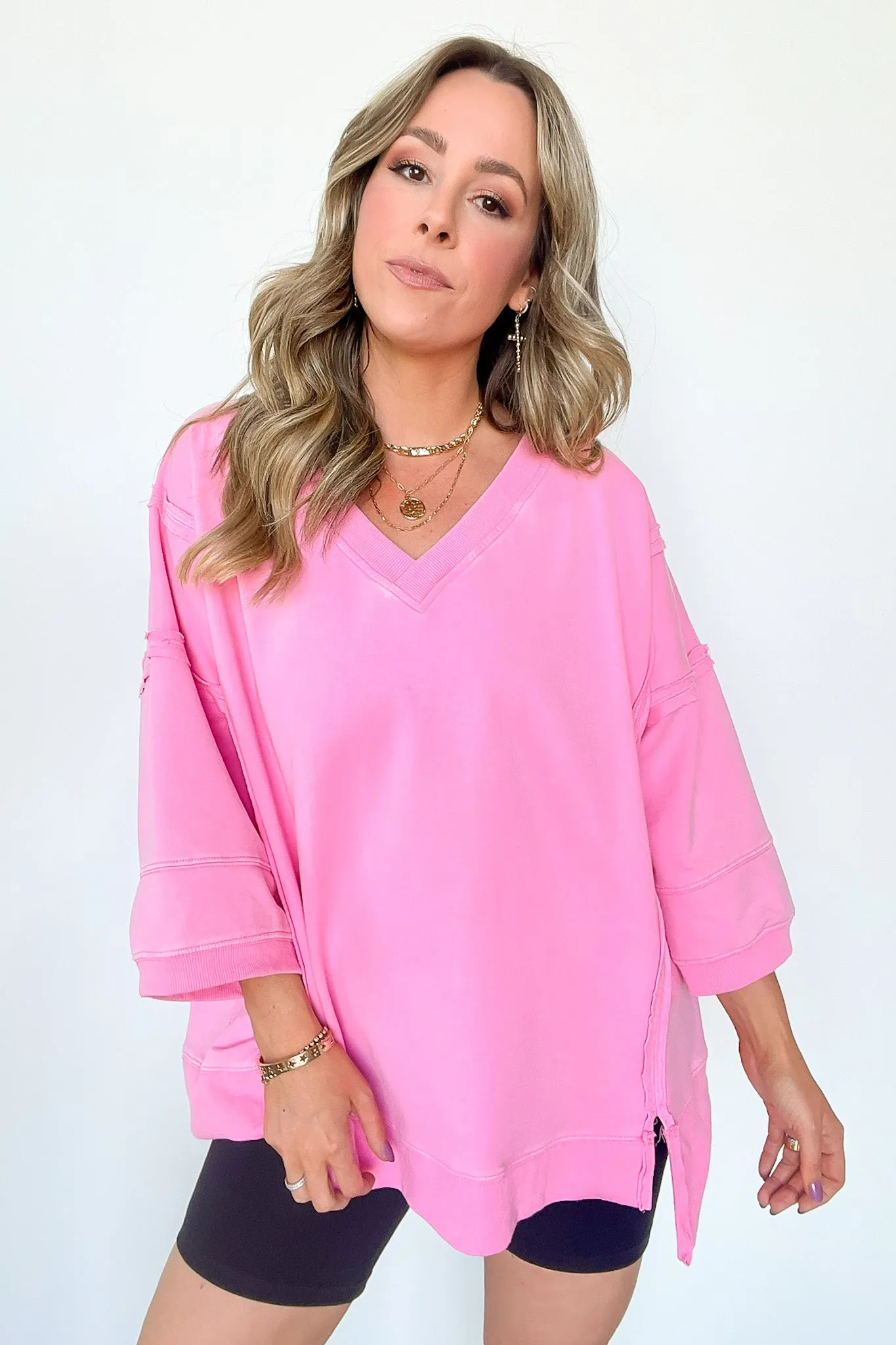 Cohen Relaxed Fit V-Neck Top