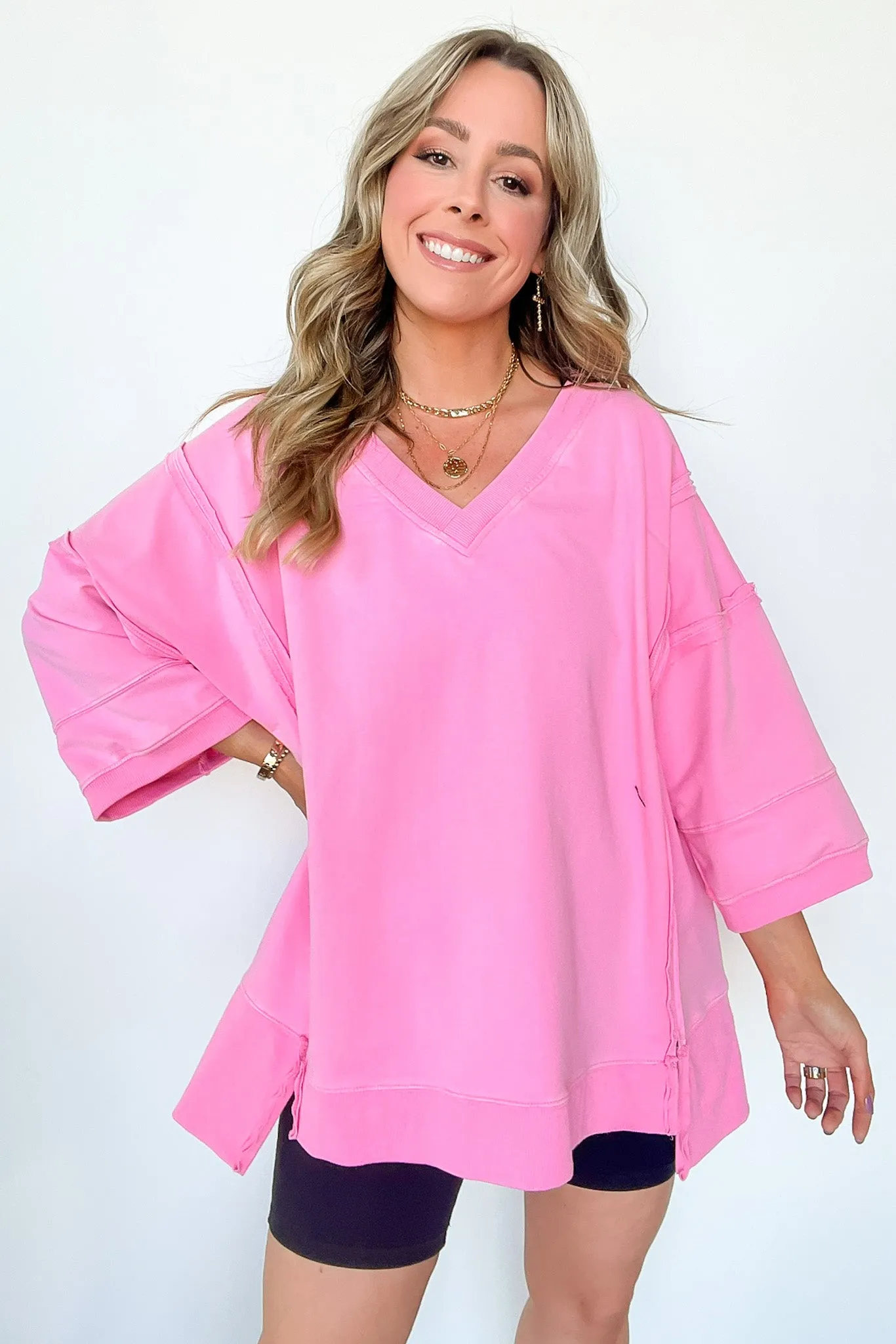 Cohen Relaxed Fit V-Neck Top