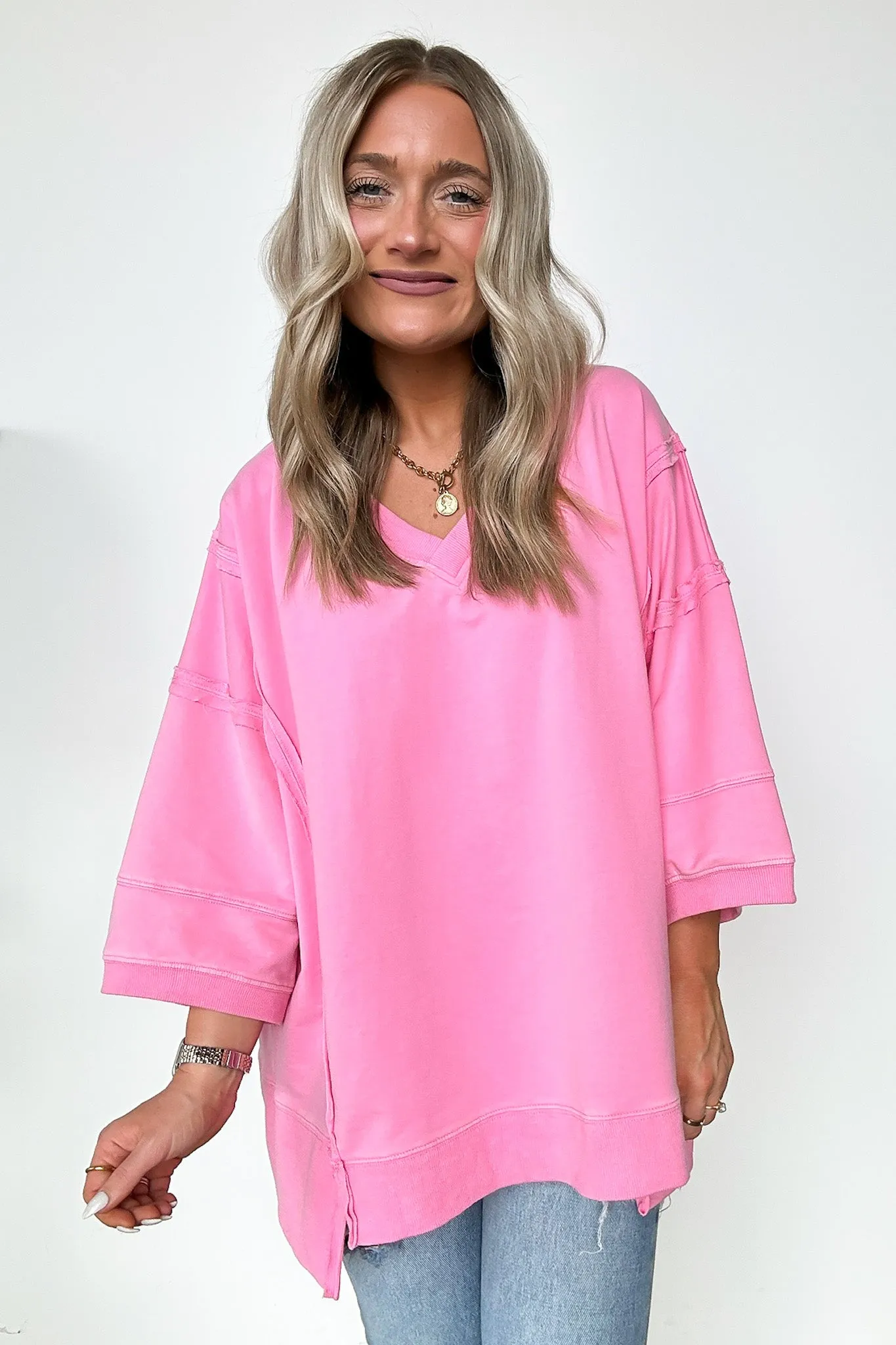 Cohen Relaxed Fit V-Neck Top