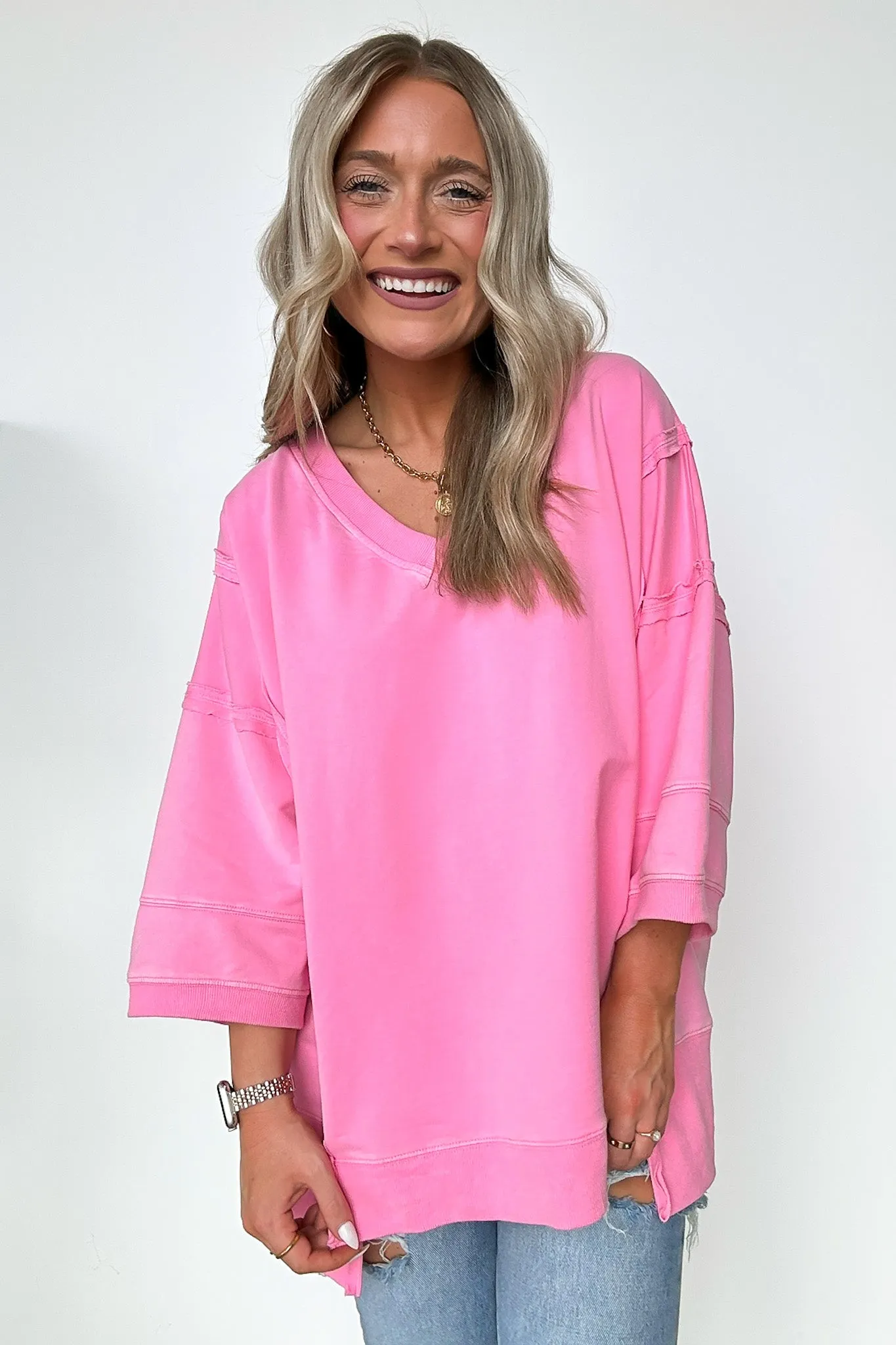 Cohen Relaxed Fit V-Neck Top