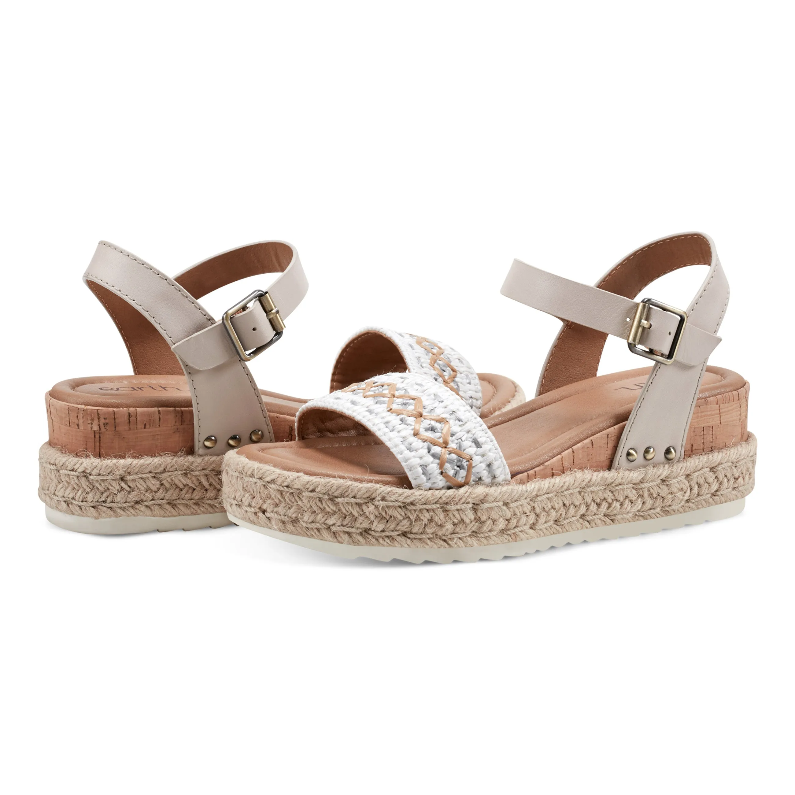 Collins Platform Wedge Ankle Strap Sandals