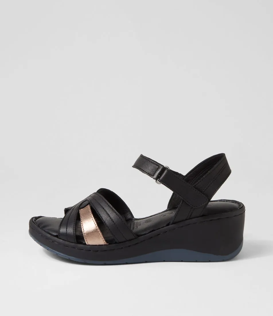 COLORADO Jilow Black Multi Sandals