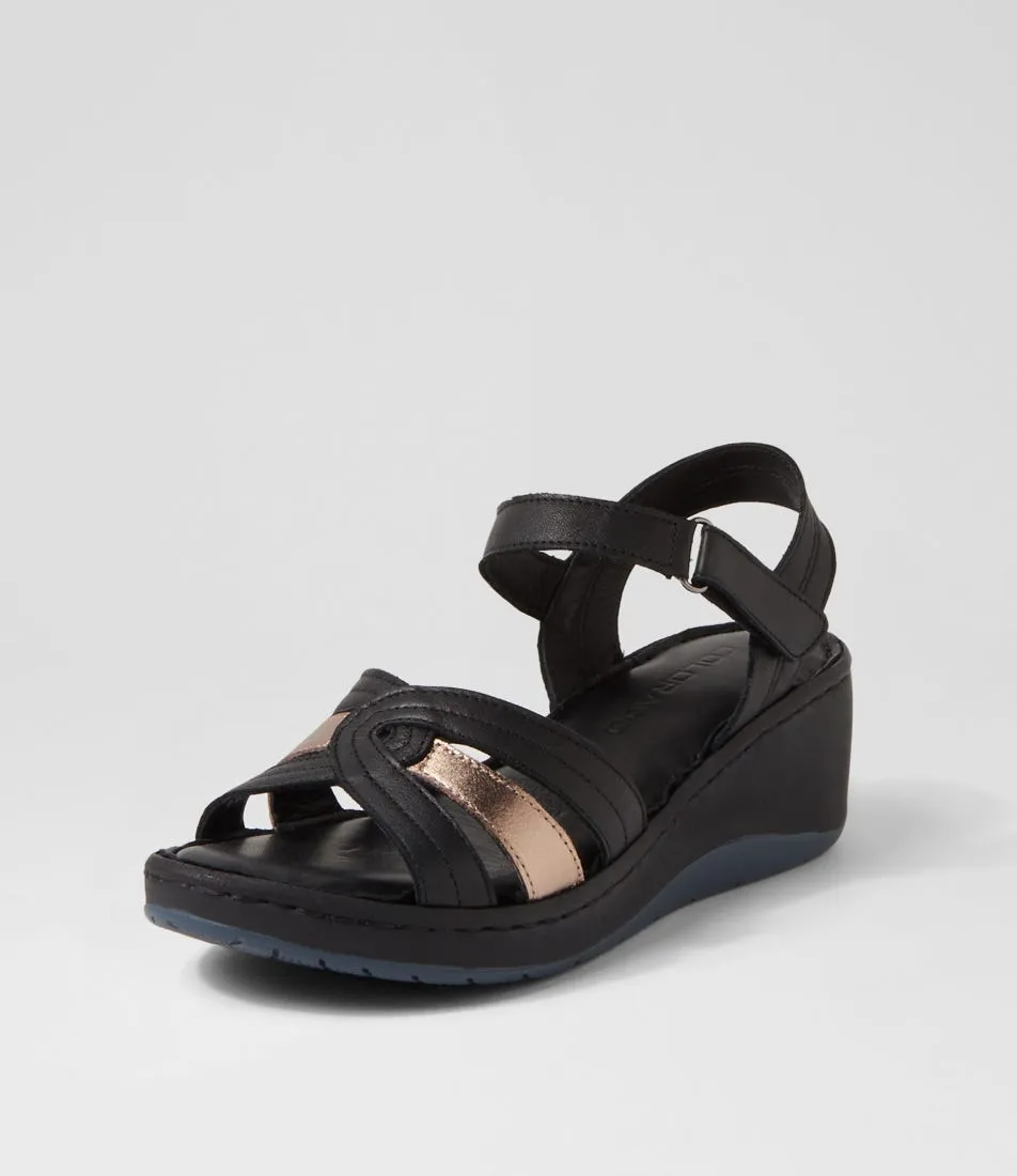 COLORADO Jilow Black Multi Sandals