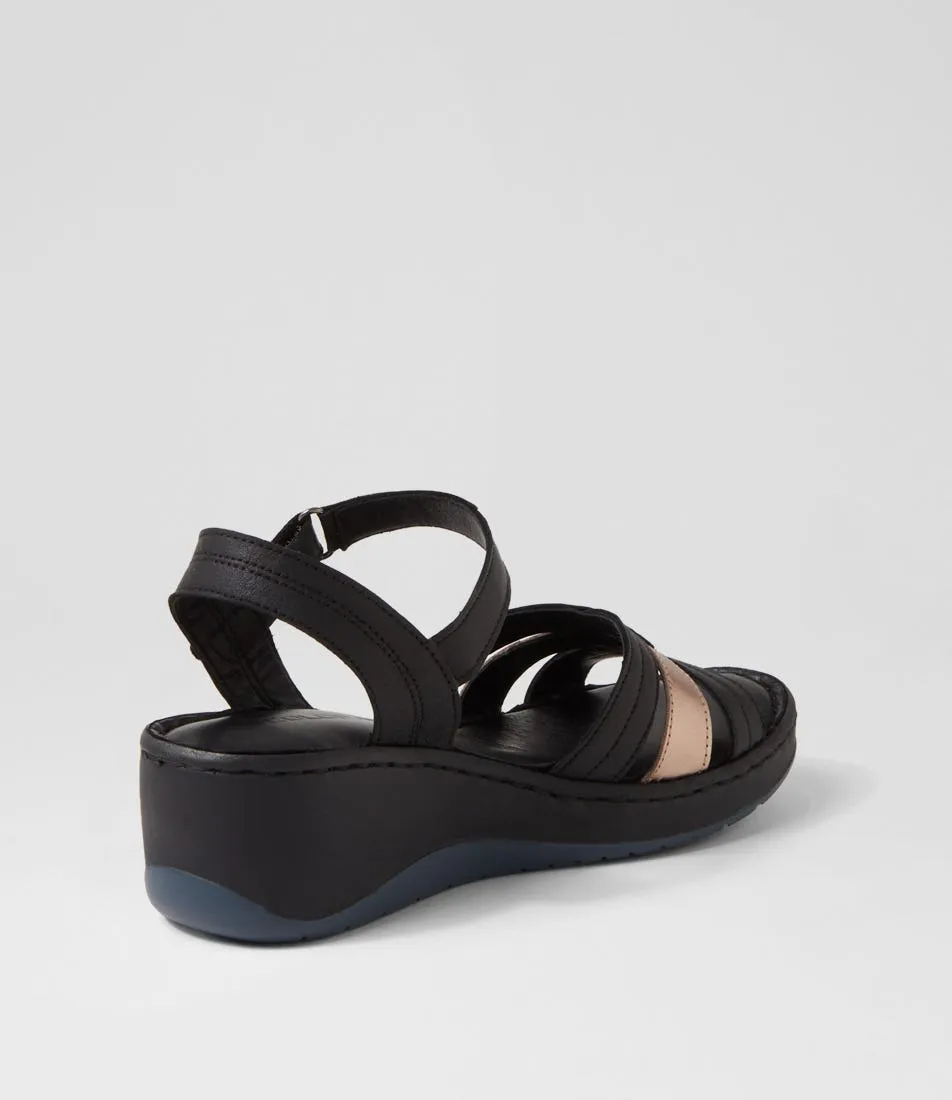 COLORADO Jilow Black Multi Sandals