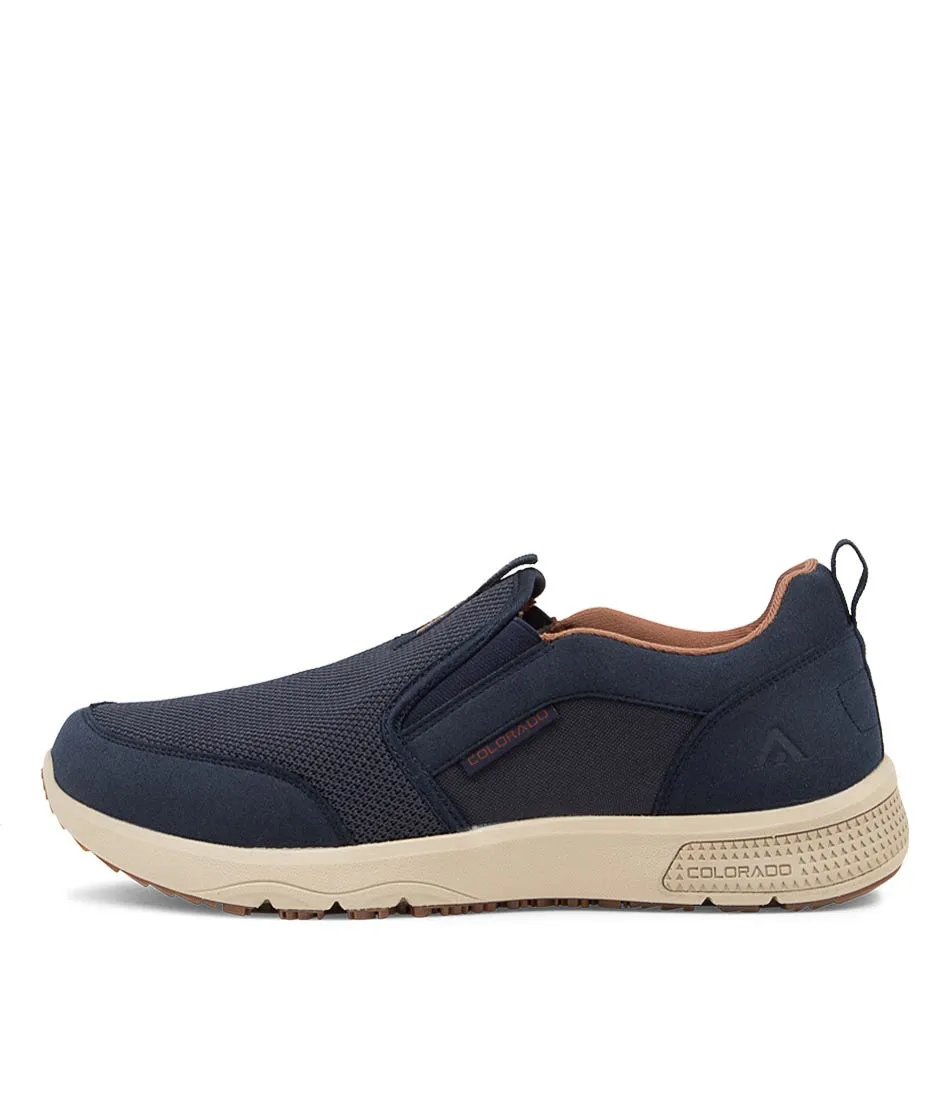 COLORADO Saka Navy Fabric Sneakers