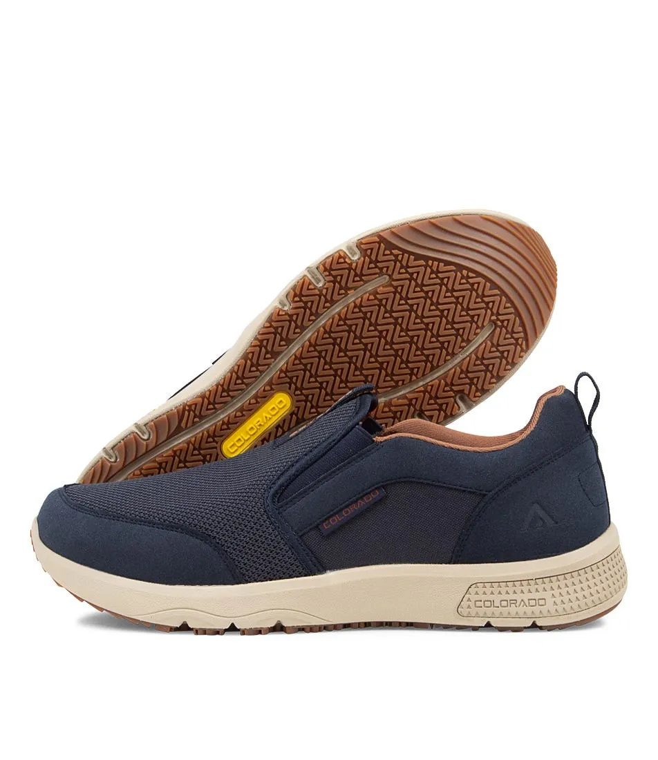 COLORADO Saka Navy Fabric Sneakers