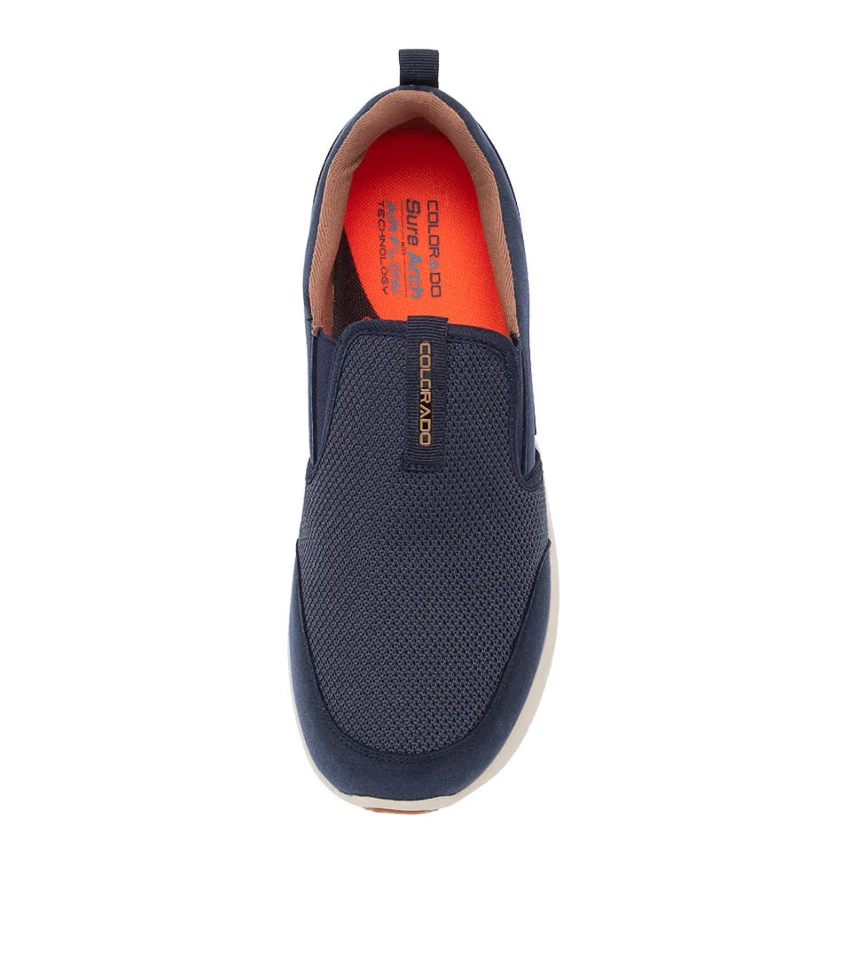 COLORADO Saka Navy Fabric Sneakers