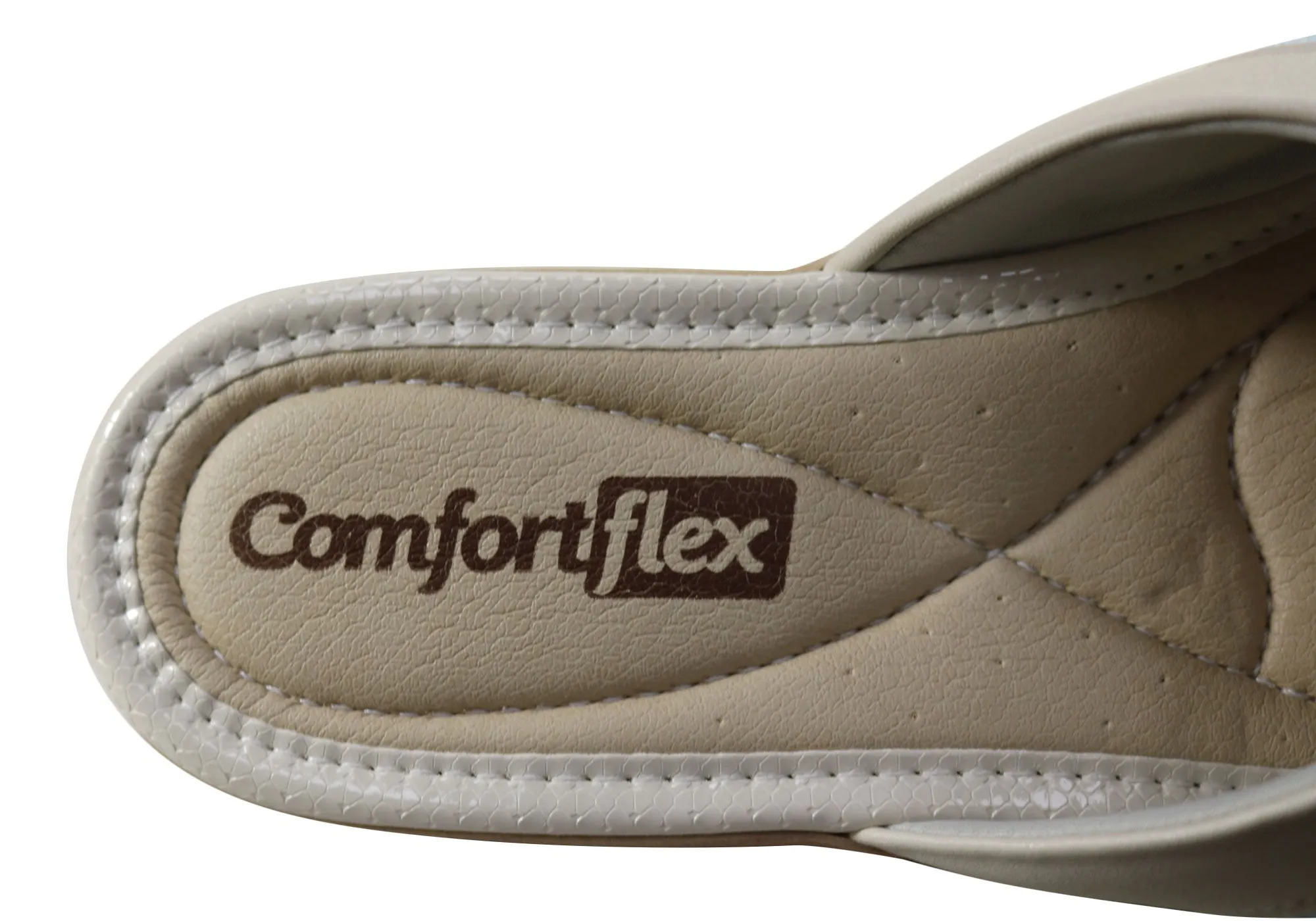 Comfortflex Hilda Womens Comfort Wedge Slides Sandals Made In Brazil