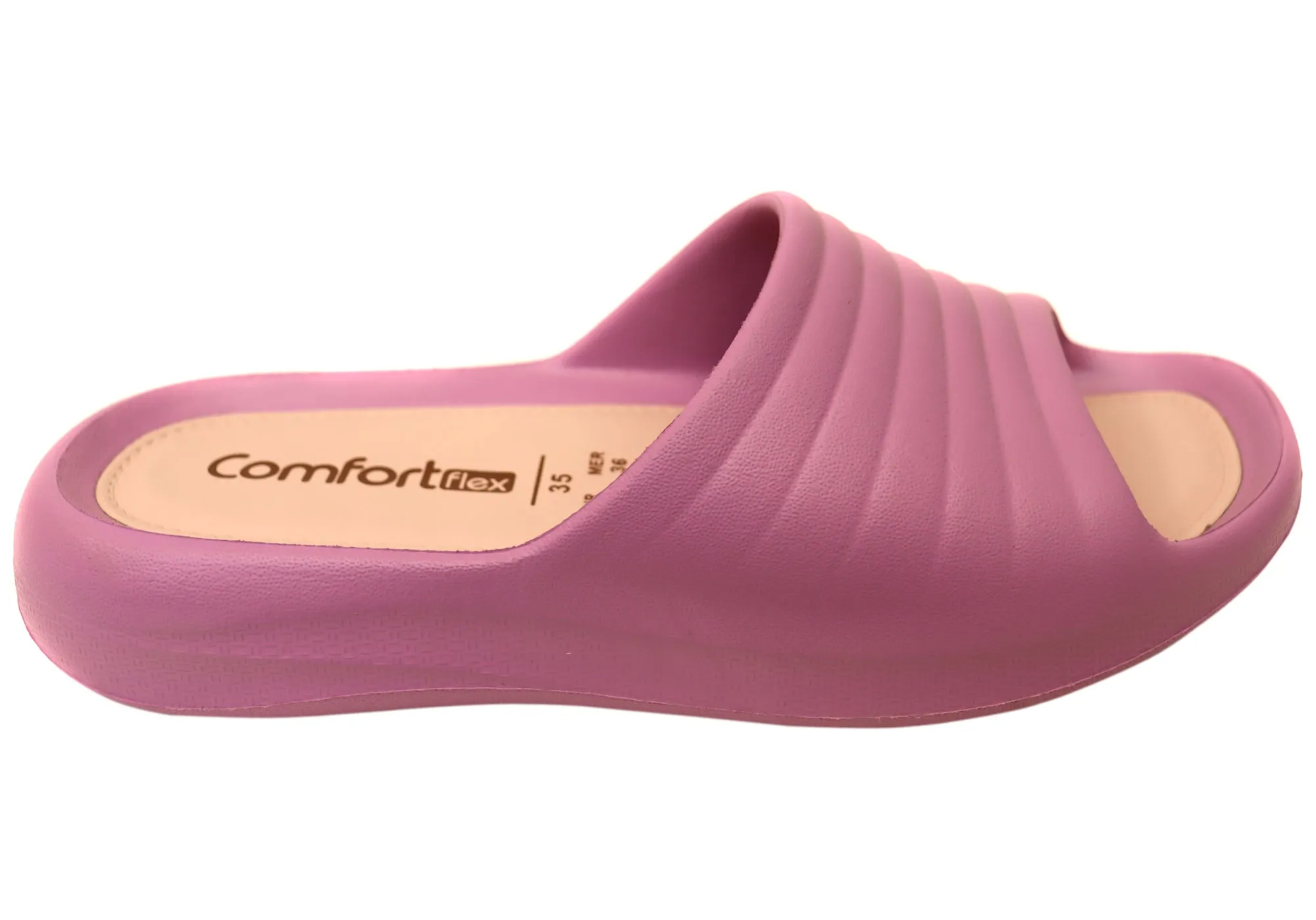 Comfortflex Joy Womens Comfortable Slides Sandals Made In Brazil