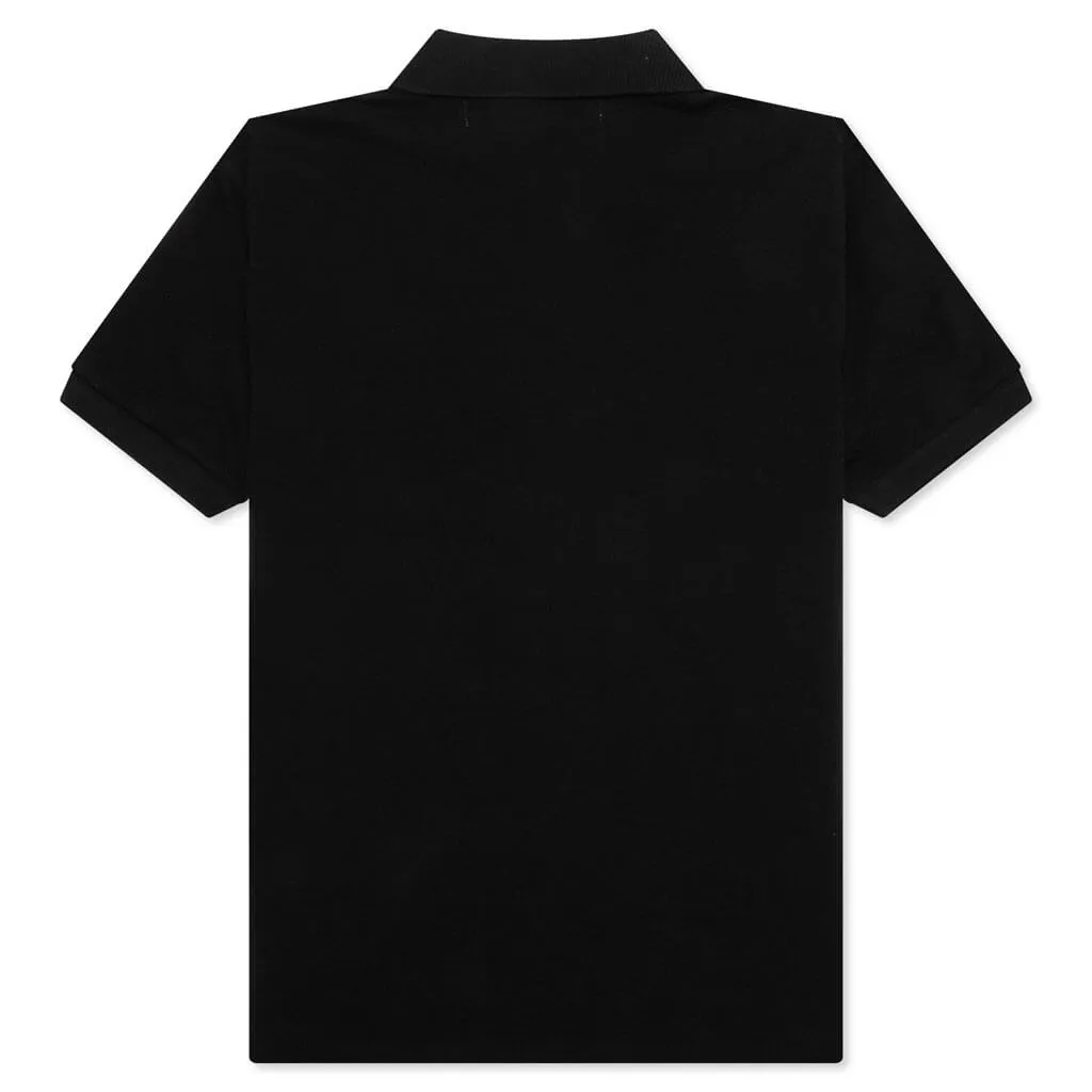 Comme des Garcons PLAY x the Artist Invader Polo - Black