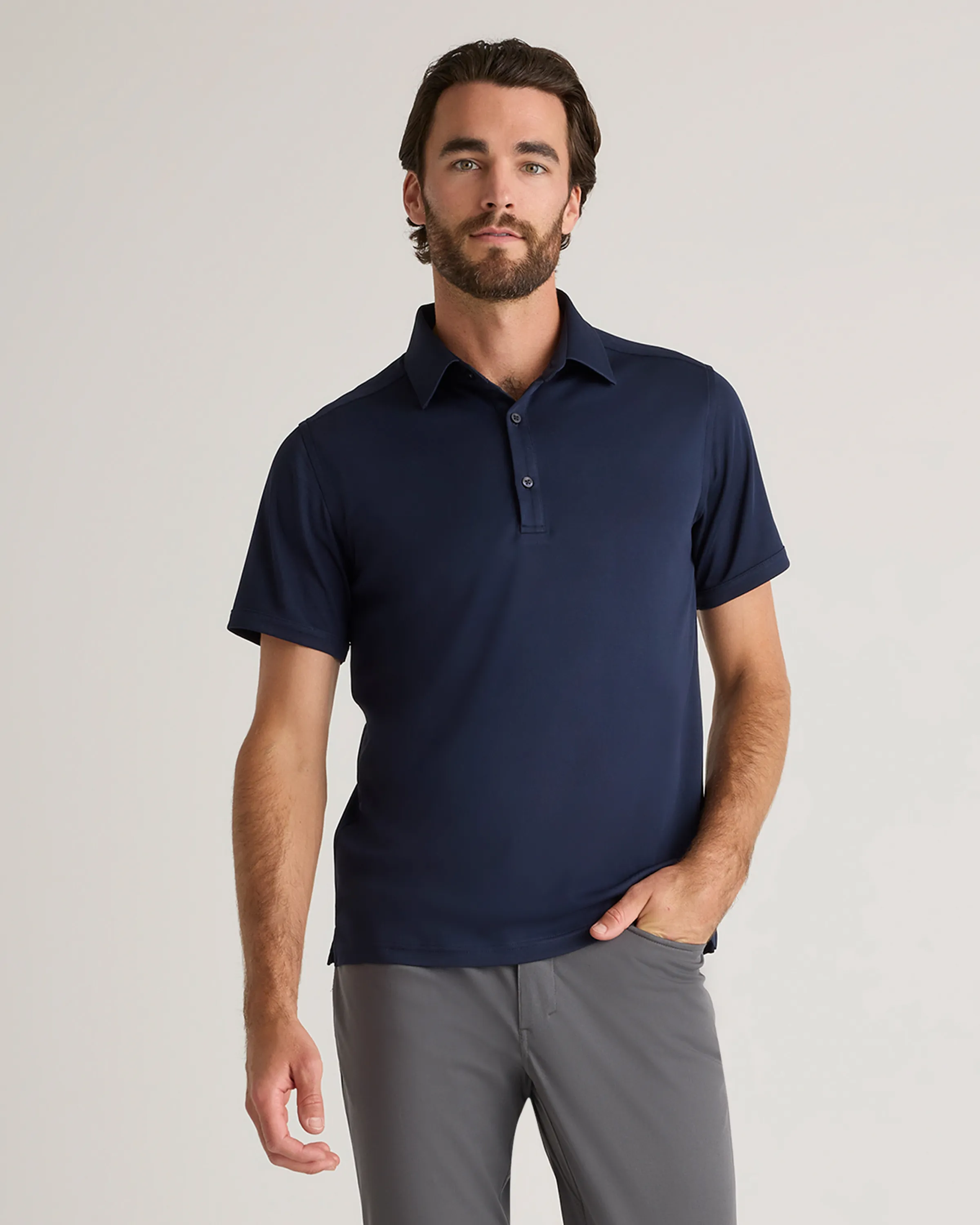 Commuter Stretch Pique Polo