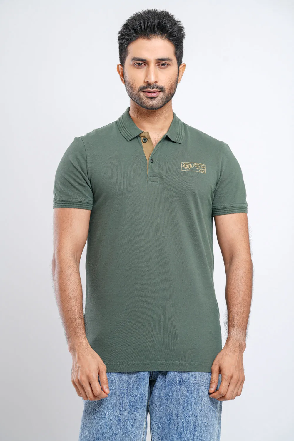 Cotton Pique Polo Shirt