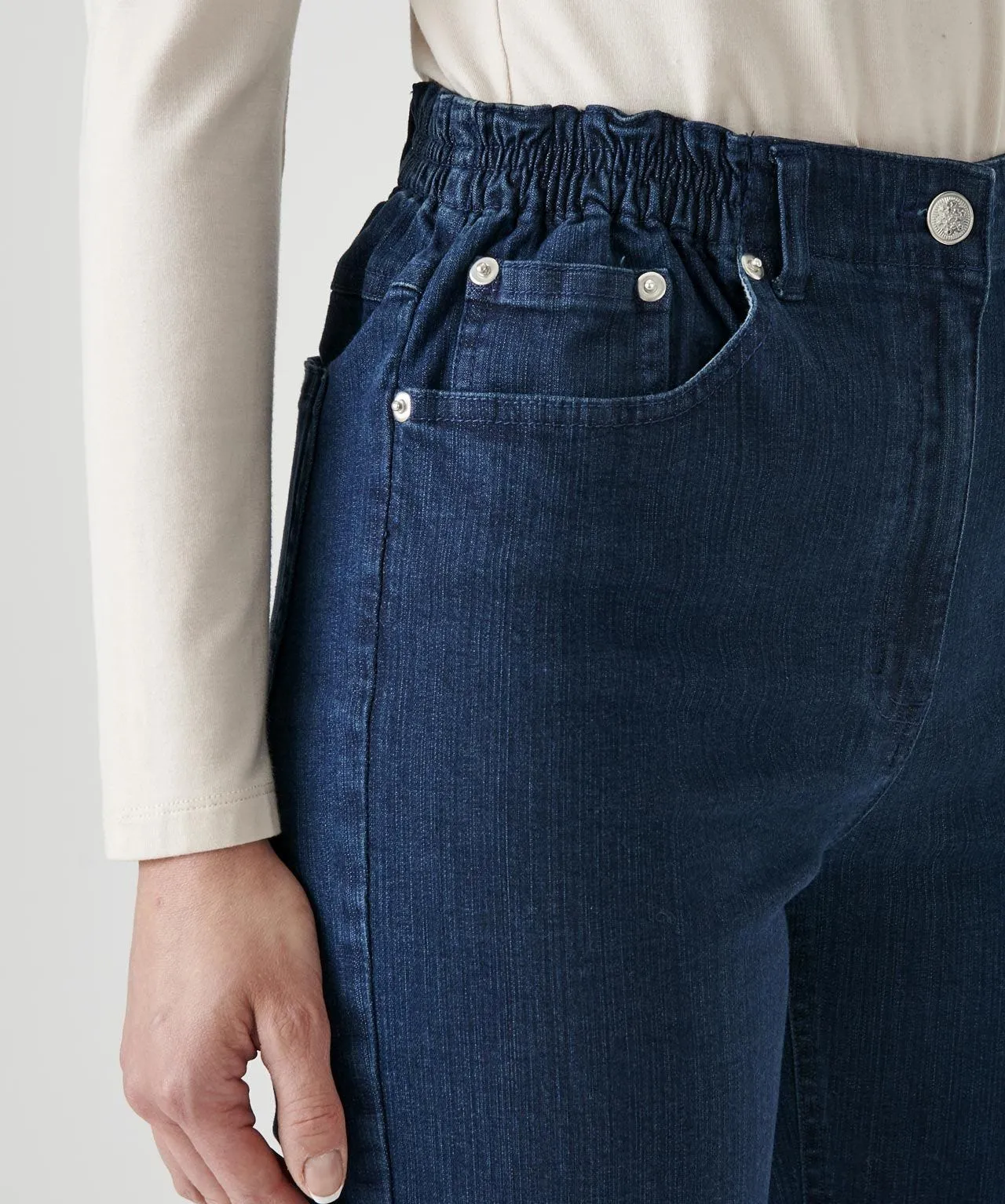 Cotton Rich 5-Pocket Jeans