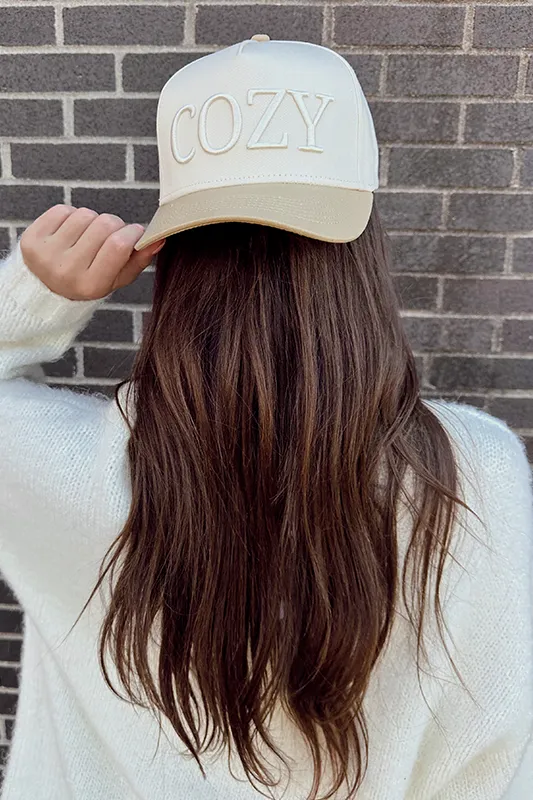 Cozy 3D Embroidered Hat