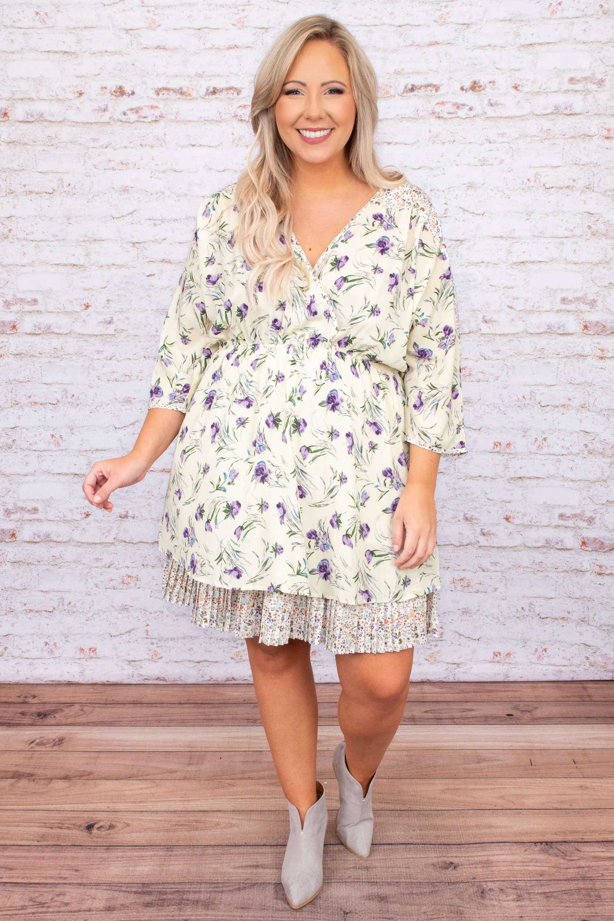 Cream Connected Dress