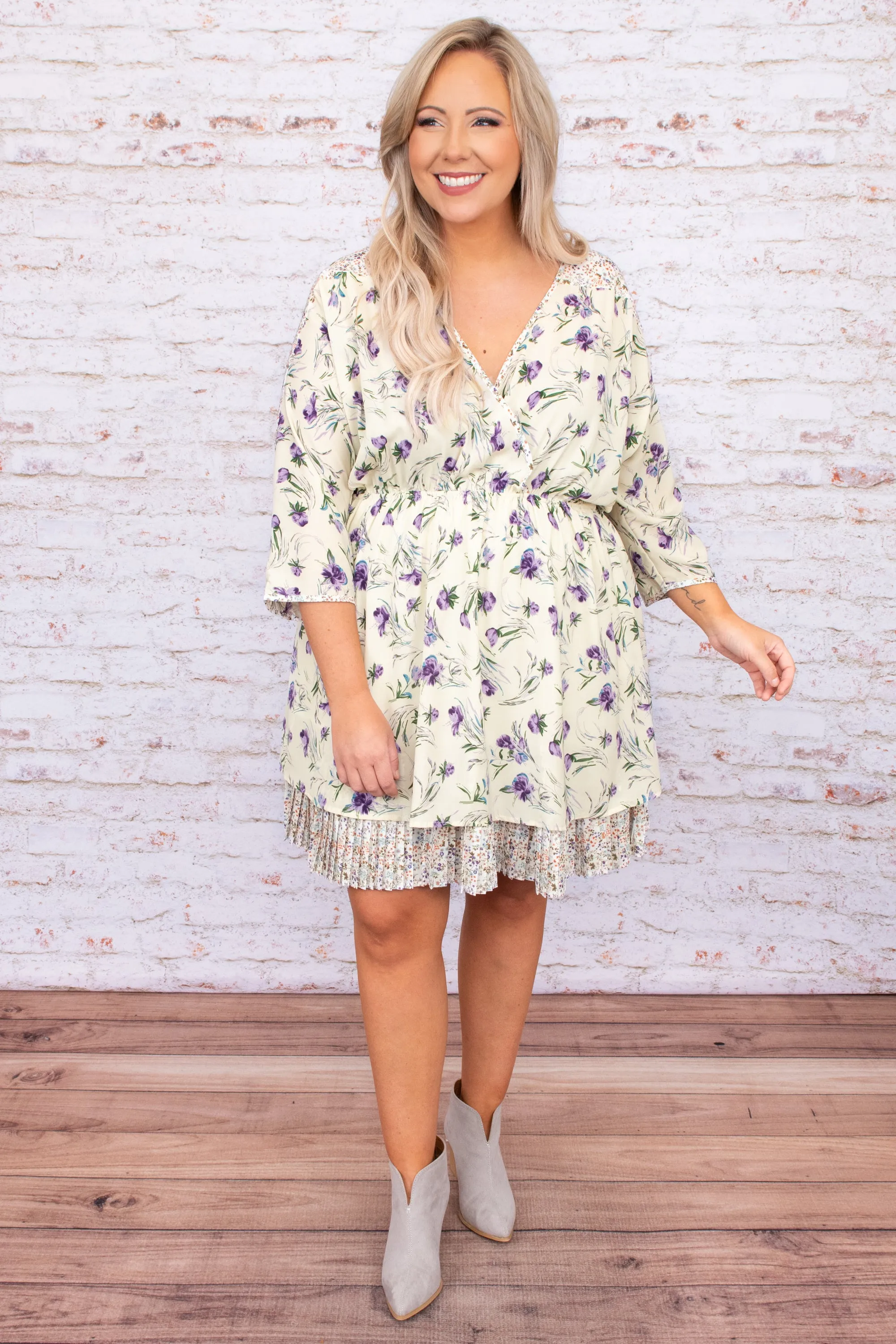 Cream Connected Dress