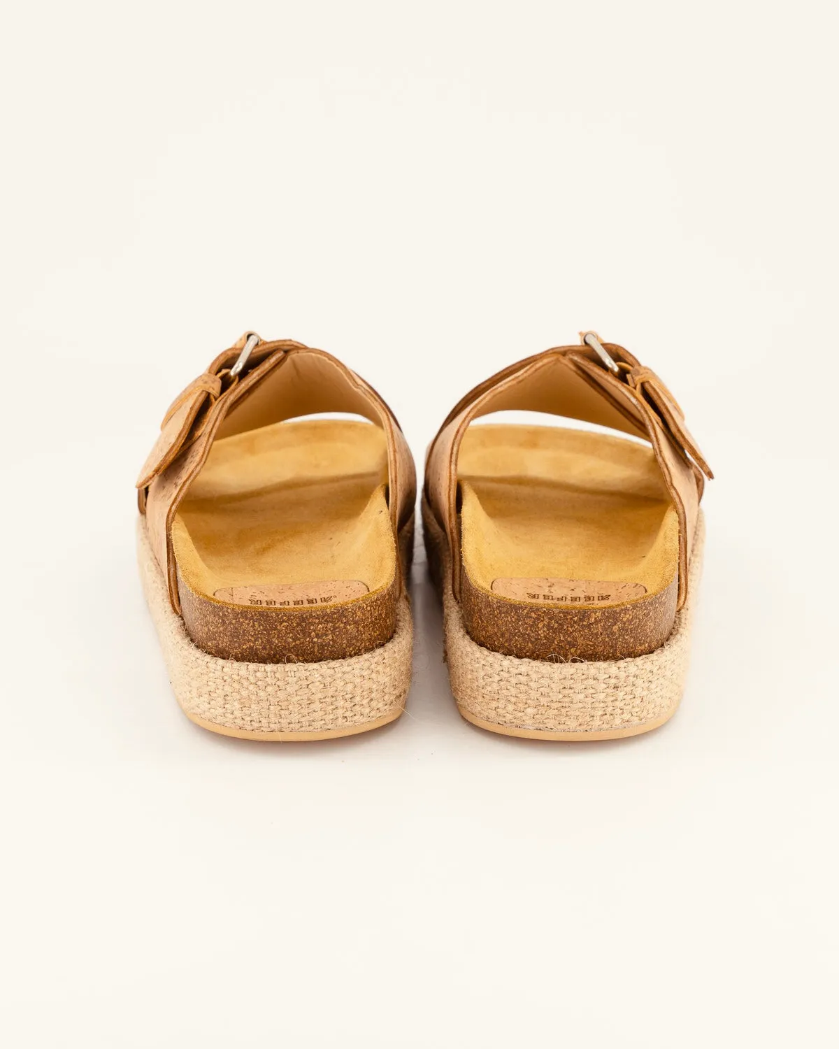 Criss-Cross Cork Sandals