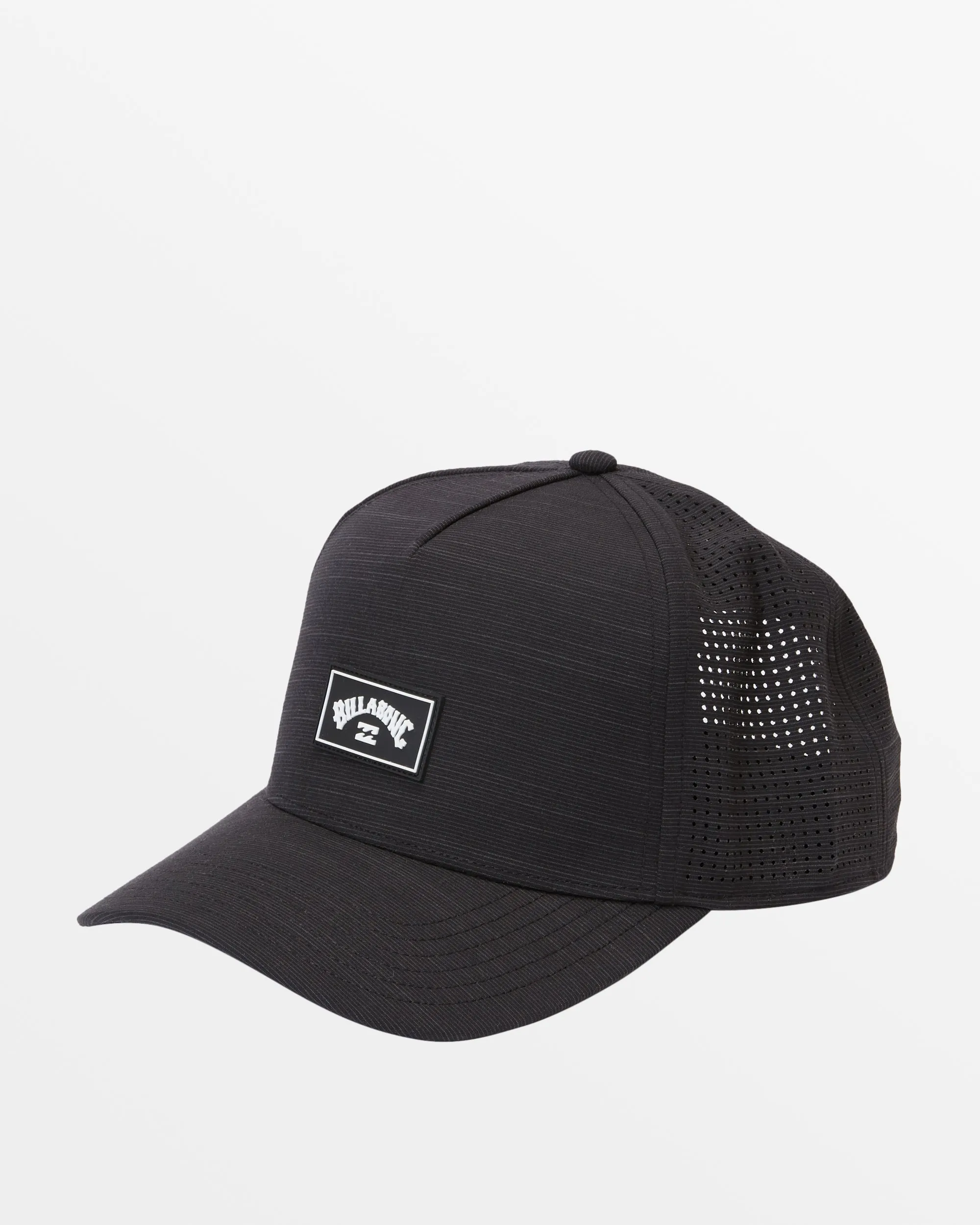 Crossfire Snapback Hat - Black Slub