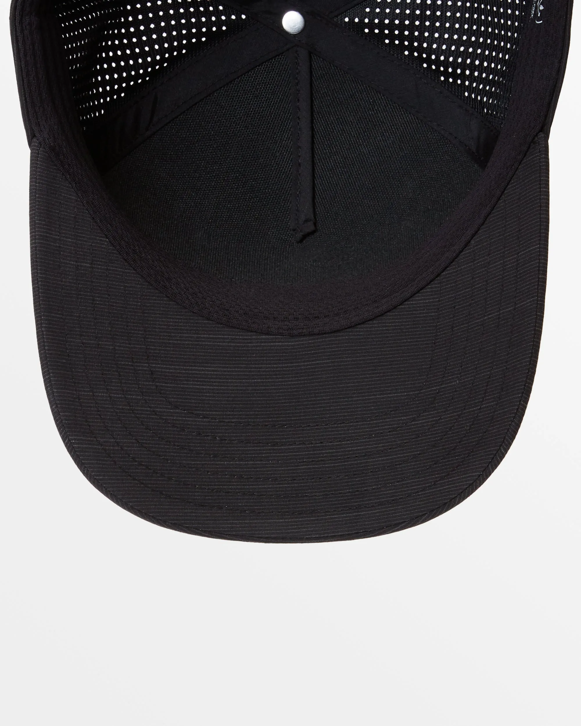 Crossfire Snapback Hat - Black Slub