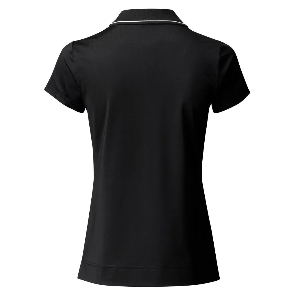 Indra Black Polo Cap Sleeve for Daily Sports