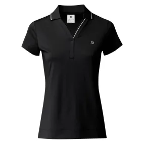 Indra Black Polo Cap Sleeve for Daily Sports