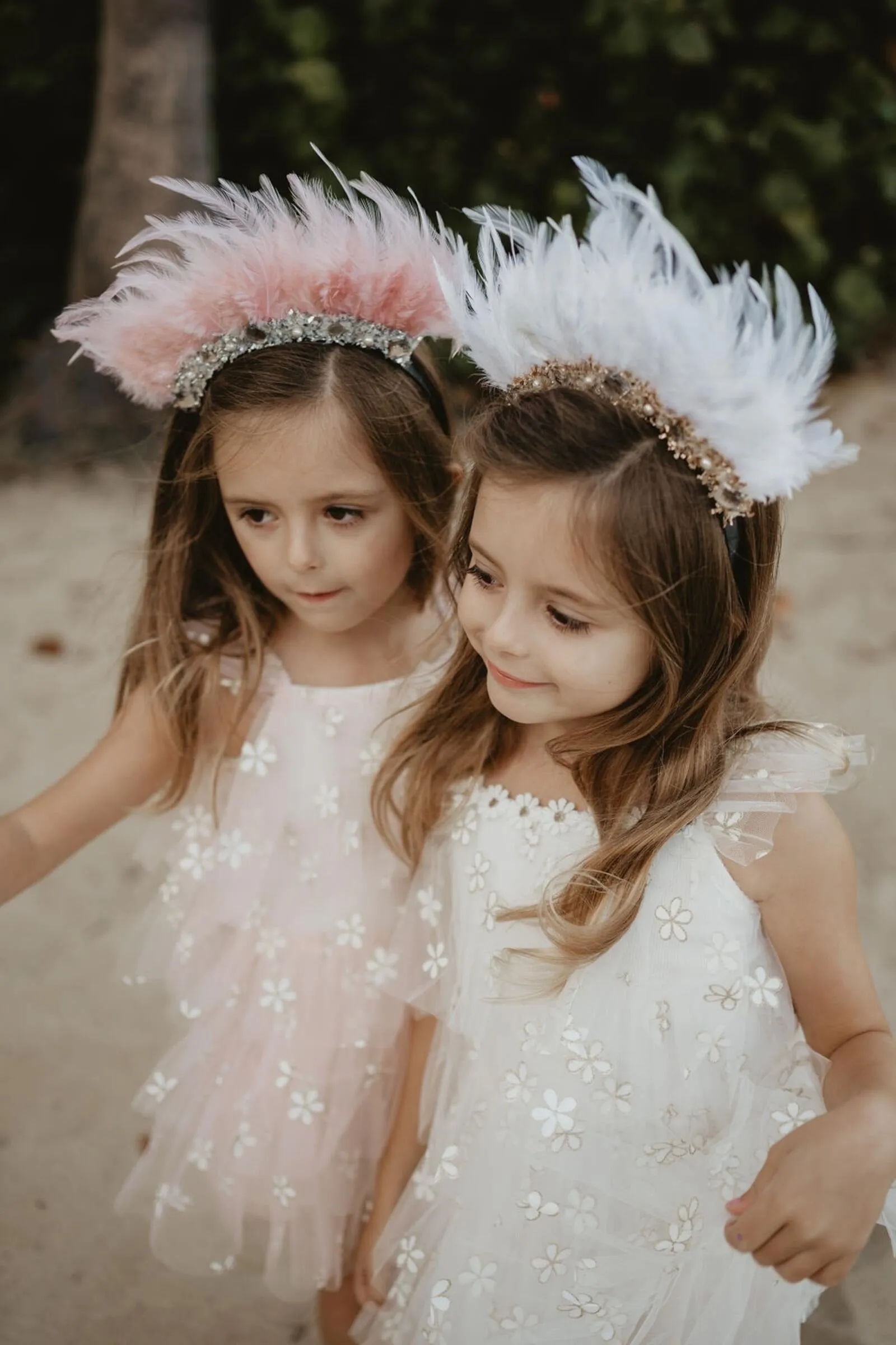 Daisy Layered Tulle Dress | Ivory