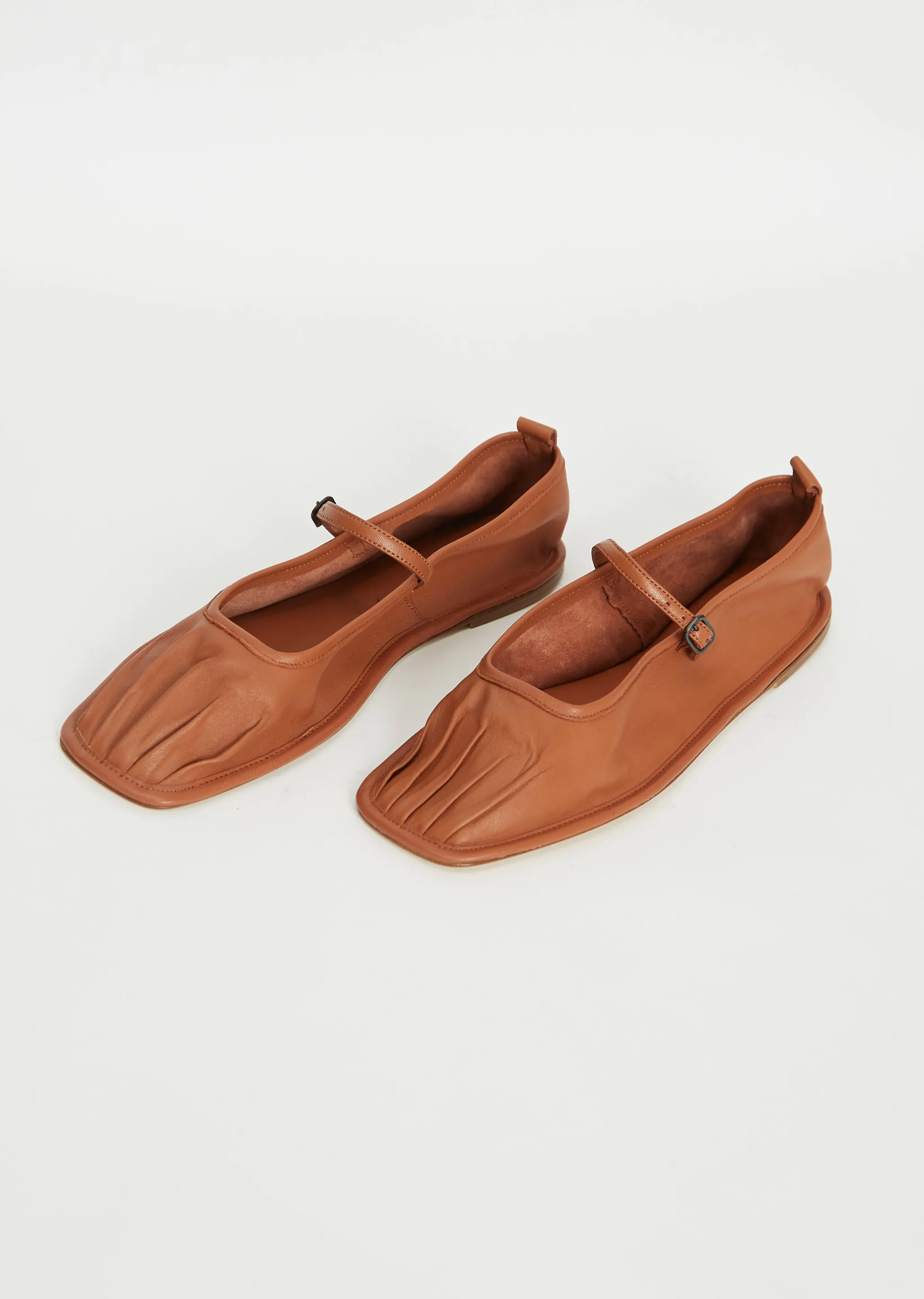 Dansa Ballet Flat — Chestnut