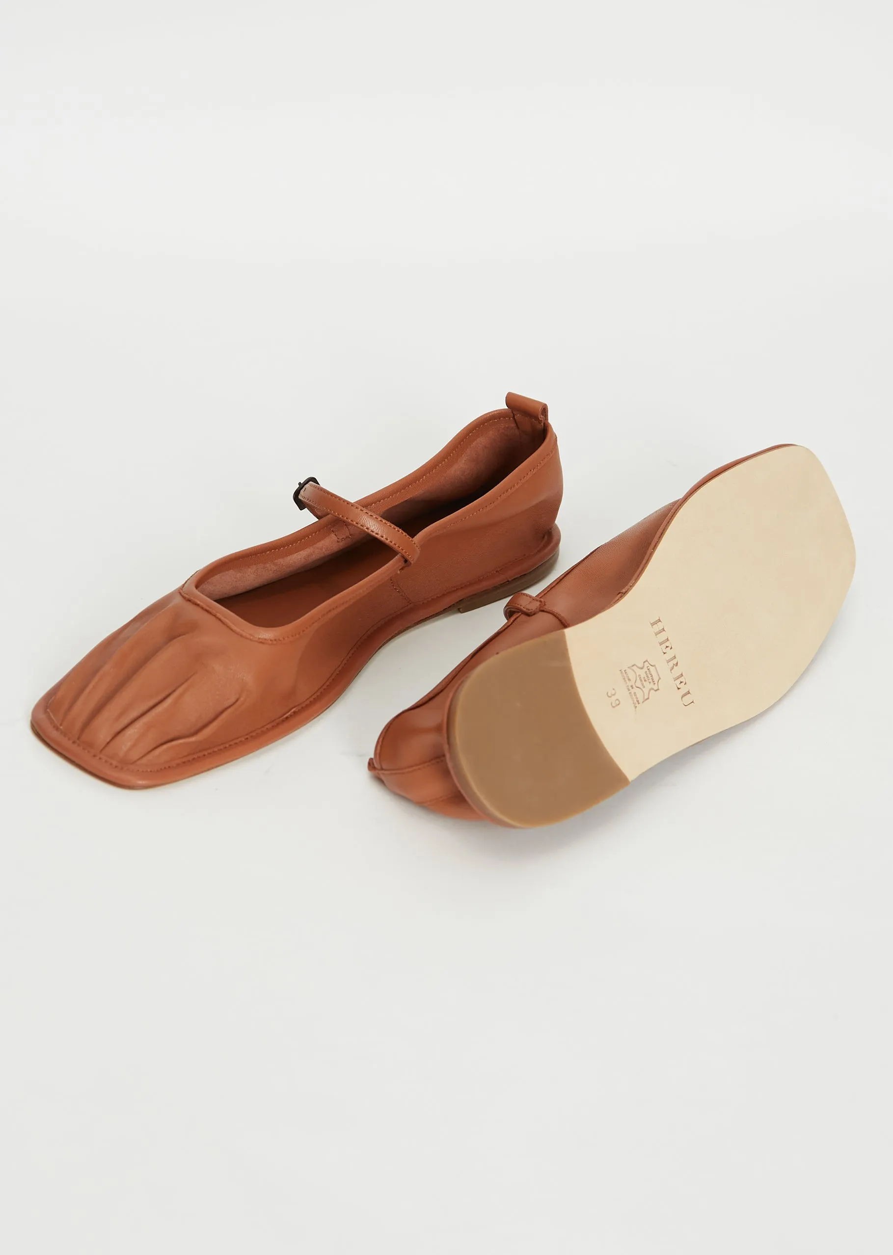 Dansa Ballet Flat — Chestnut