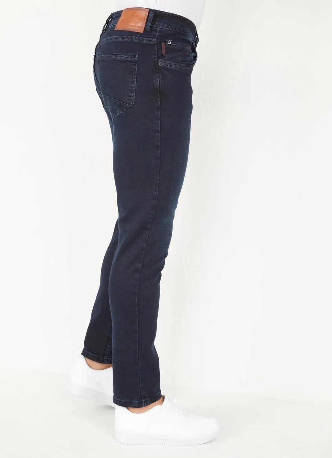 Dark Blue Jeans Straight Fit Stretch | NEW |