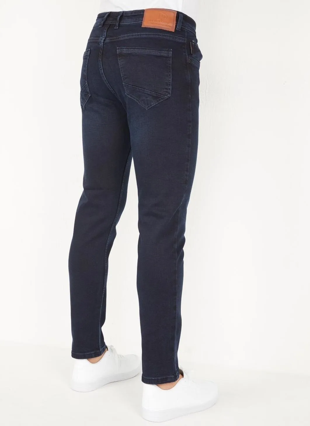 Dark Blue Jeans Straight Fit Stretch | NEW |