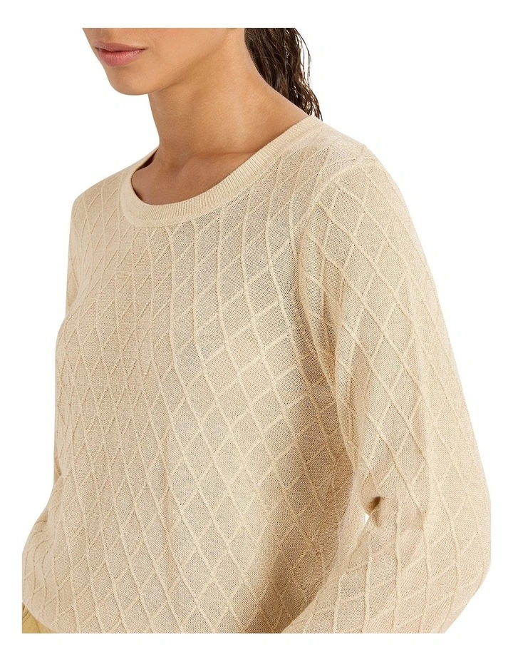 Daylight Shimmer Knit in Gold