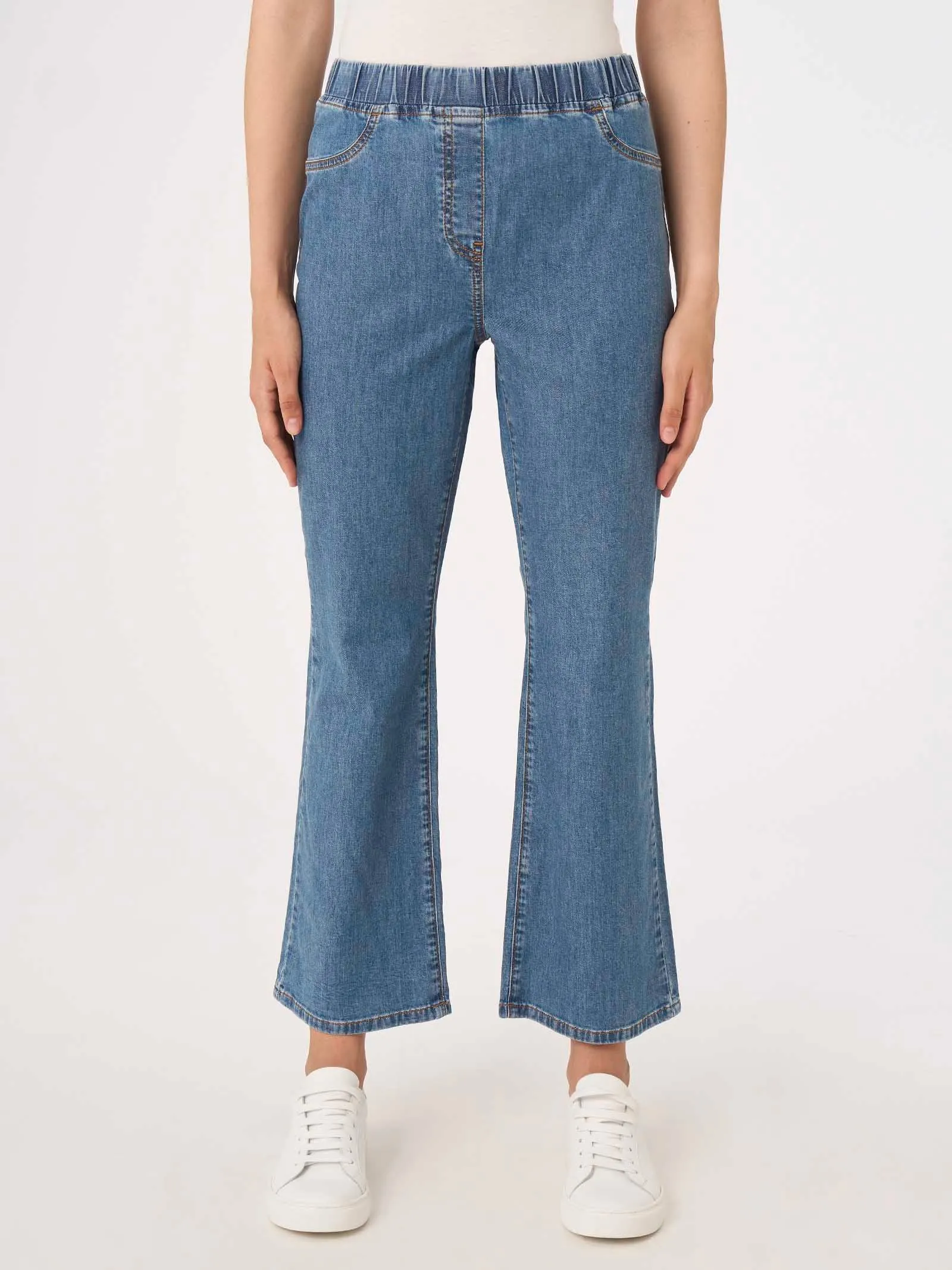 Denim Eco Cotton Flared Jeans - Delave'