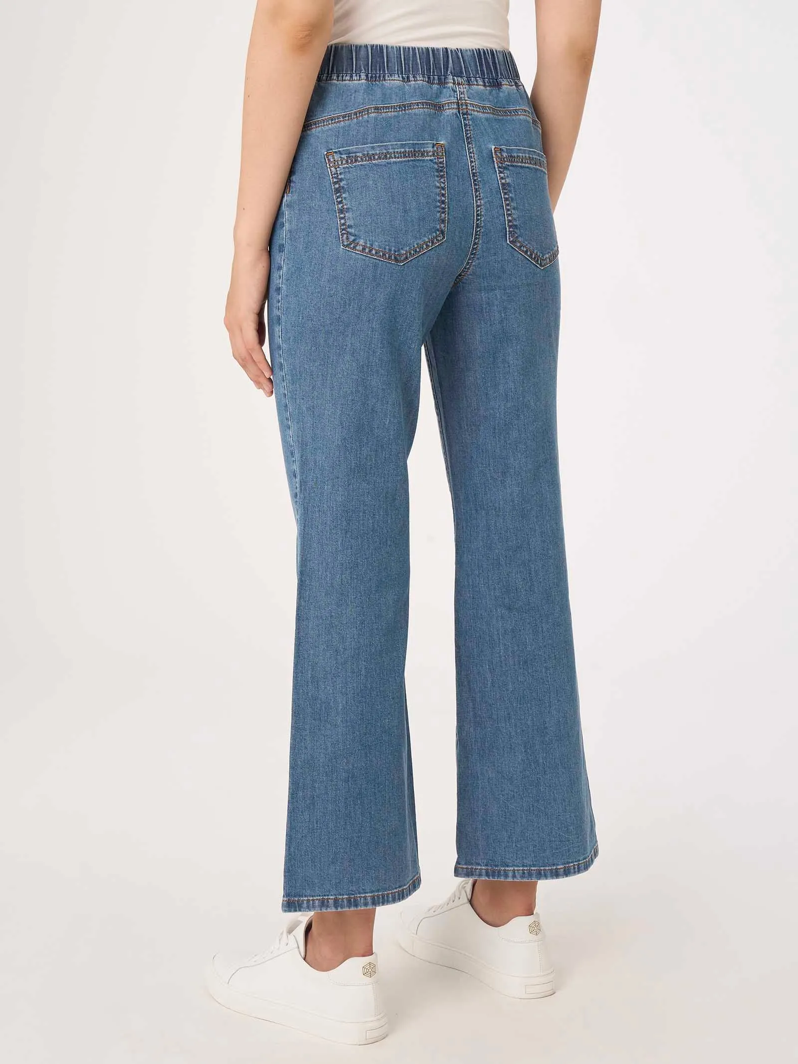 Denim Eco Cotton Flared Jeans - Delave'